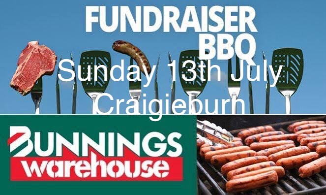 Join us for a Snag or 2 at Craigieburn Bunnings Sunday 9-4pm!