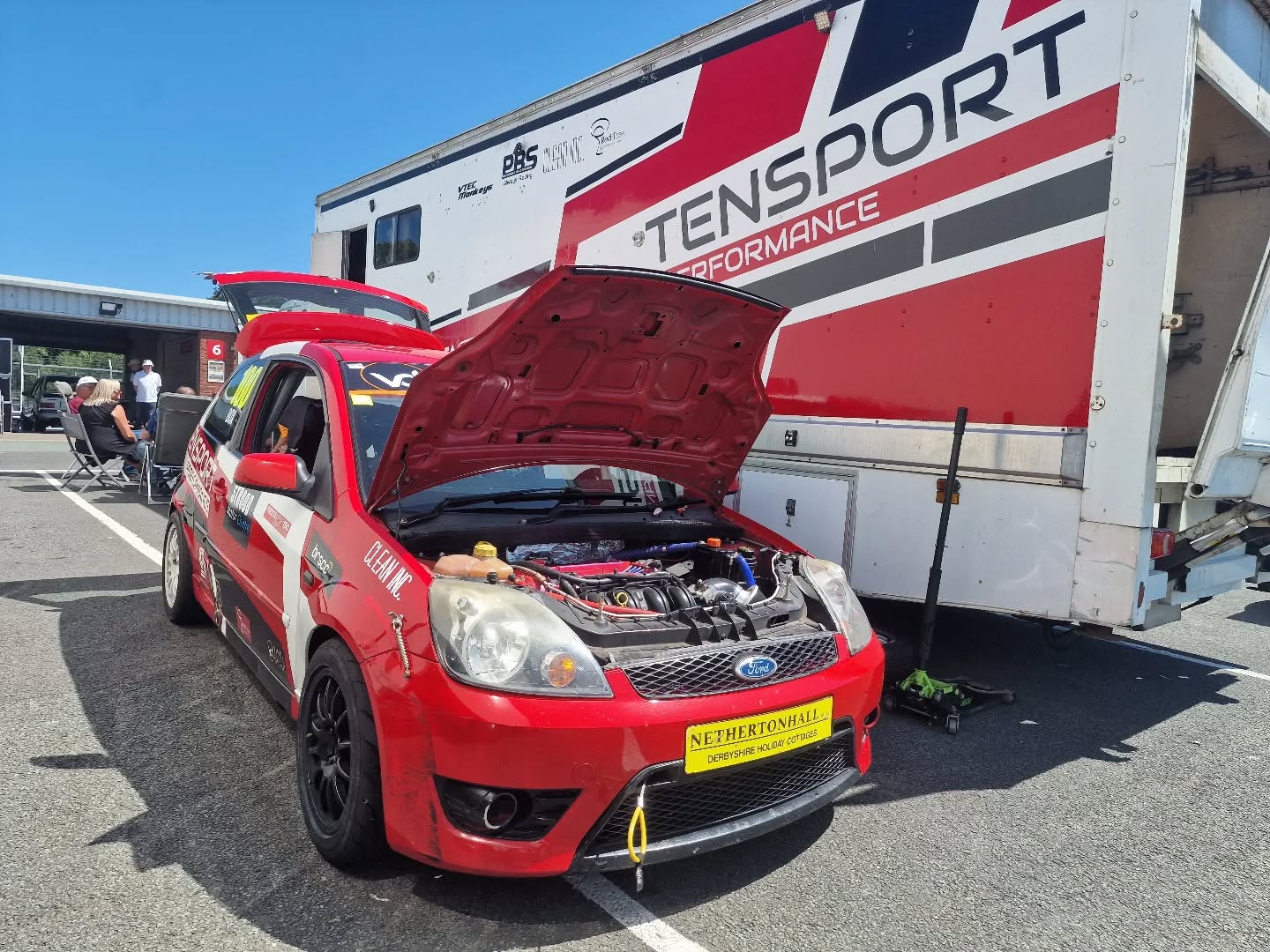 Oulton Park today testing with @william_boxx ready for tomorrow's race day in the @brscc_hq fiesta ST150 Challenge.