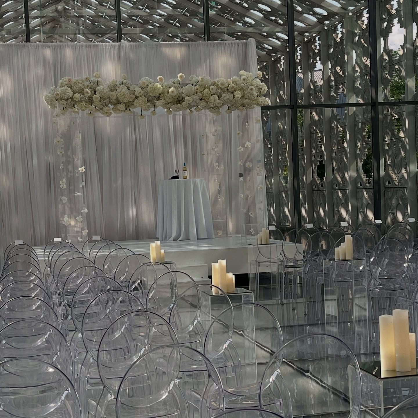 Its always a pleasure to hear such kind words from our clients following their wedding day .. Thank you !
Client Testimonial :
We just wanted to say the BIGGEST BIGGEST thank you for Saturday. The Chuppah, decor, and florals surpassed our greatest expectations. We could not believe how perfect and gorgeous everything was. The Chuppah in the glass room and the clear pedestals and candles looked absolutely stunning. We could not believe what the reception room looked like and it was sincerely beyond what we were envisioning. Everyone was talking about how gorgeous, elegant, and modern the room looked which was exactly my hope. We also loved the flowers at the bottom of the stage. Thank you for everything in this entire process. It was such a pleasure working with you.
.
.
Event plannner - @ferncohenevents
#wedding #chuppah #weddingdecor #crystalchuppah #modernwedding #luxurywedding #torontowedding #weddingceremony #weddingreception