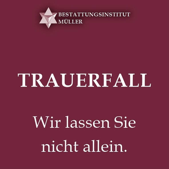 🌿 🕯️ Wir lassen Sie im #trauerfall nicht allein. #24h #soforthilfe im Trauerfall - Rufen Sie uns an. Tritt der Trauerfall zu Hause ein, muss zuerst ein Arzt verständigt werden, der den Tod gestellt und die Todesbescheinigung ausstellt. Erst dann dürfen wir als Bestatter den Verstorbenen überführen. Ihnen steht frei , den Verstorbenen bis zu 36 Stunden zu Hause zu verabschieden.. empfohlene Vorkehrungen finden Sie auf unserer Website www.bestattungen-Mueller-Hartmann.de/trauerfall #abschiednahme #trauerfeier #durchgehendonline #immererreichbar #trauerfall #beistand #bestattungsvorsorge #überführung #bestattungsinstitut #donaueschingen #bräunlingen #baddürrheim
www.Bestattungen-müller-hartmann.de @alle