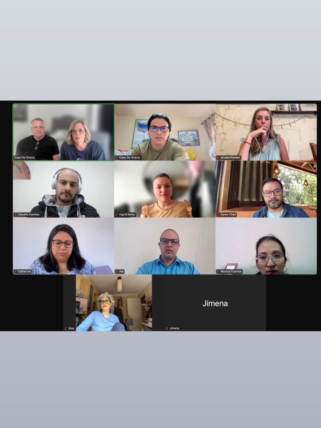 Our Casa de Gracia staff was invited to join the Los de Atrás Vienen Conmigo Board of Directors semi-annual board meeting.
The Theme : Let all things be done decently and in order.
1 Cor 14:40.
To make this time together even more amazing, we had the opportunity to hear from pastor Claudio Fuentes! His words encouraged and confronted our hearts to stay strong in this calling , do it all with excellence and always remember that none of this is about us, it all belongs to the Lord!
It is always a true joy and privilege to join together with hearts and minds so dedicated to serving the most vulnerable in our communities.
The education, expertise and experience of this group serving in this realm are beyond impressive and invaluable. Big Thank You to Claudio and each board member and staff for all of your contributions.