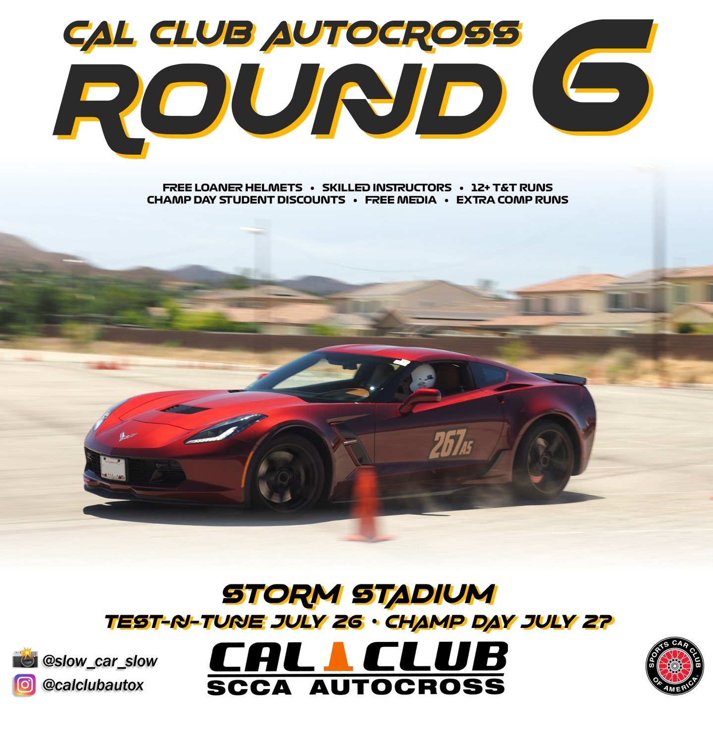 our next event is in 2 weeks! the competition is even hotter than the weather, sign up before it's too late!
link in bio.
#scca #autocross #tirerack #racecars #corvette #americanmuscle