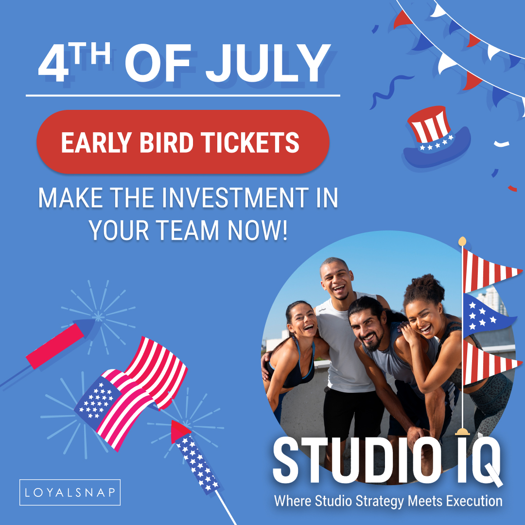 🚨 Just announced 🚨
Studio IQ is here — a high-impact workshop built exclusively for studio operations teams.
📍 Dallas, TX
📅 October 1, 2025 (Pre-Beyond Activ)
🎯 Studio managers, front desk leads, ops crews
💥 Tactical workshops. Sales & marketing execution. Leadership coaching.
🎆 4th of July Flash Offer
Early bird tickets = $299/person
📆 Ends Monday, July 7 @ 12PM EST
Then prices jump to $349.
This is your team’s moment to lead, sell, and grow — just in time for Q4.
🔥 Don’t wait. Lock it in now.
#StudioIQ #FitnessLeadership #BoutiqueFitness #Loyalsnap #StudioOps #BeyondActiv #FitnessEvent #StudioManagerLife #FrontDeskStrong #SellLeadGrow