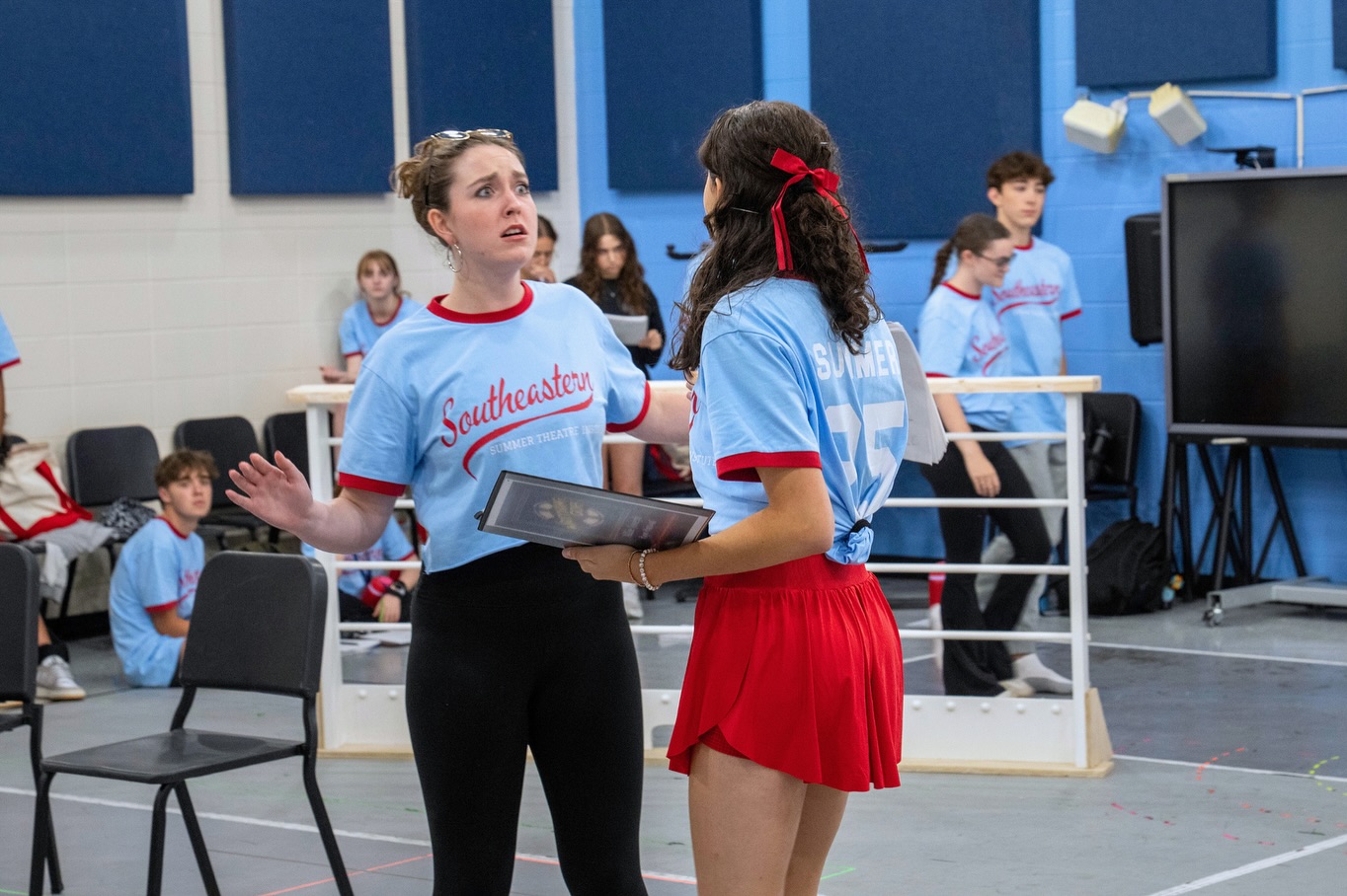 A little look into the room where it happens! The cast of Anything Goes is sailing smoothly into another week of rehearsal! ⚓️🚢✨#SSTISEASON18