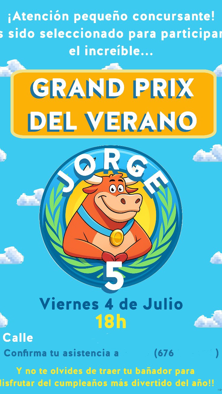 🐂 CUMPLE GRAN PRIX 🐂
¿Qué os parece este cumple súper original que preparé para principios de mes? 💛💙
Si tienes alguna idea así de original y no encuentras la decoración que buscas, cuéntanos tu idea y nosotros lo hacemos realidad!! 🎉
Gracias a @fanny_is_funny por confirmar una vez más en mi!