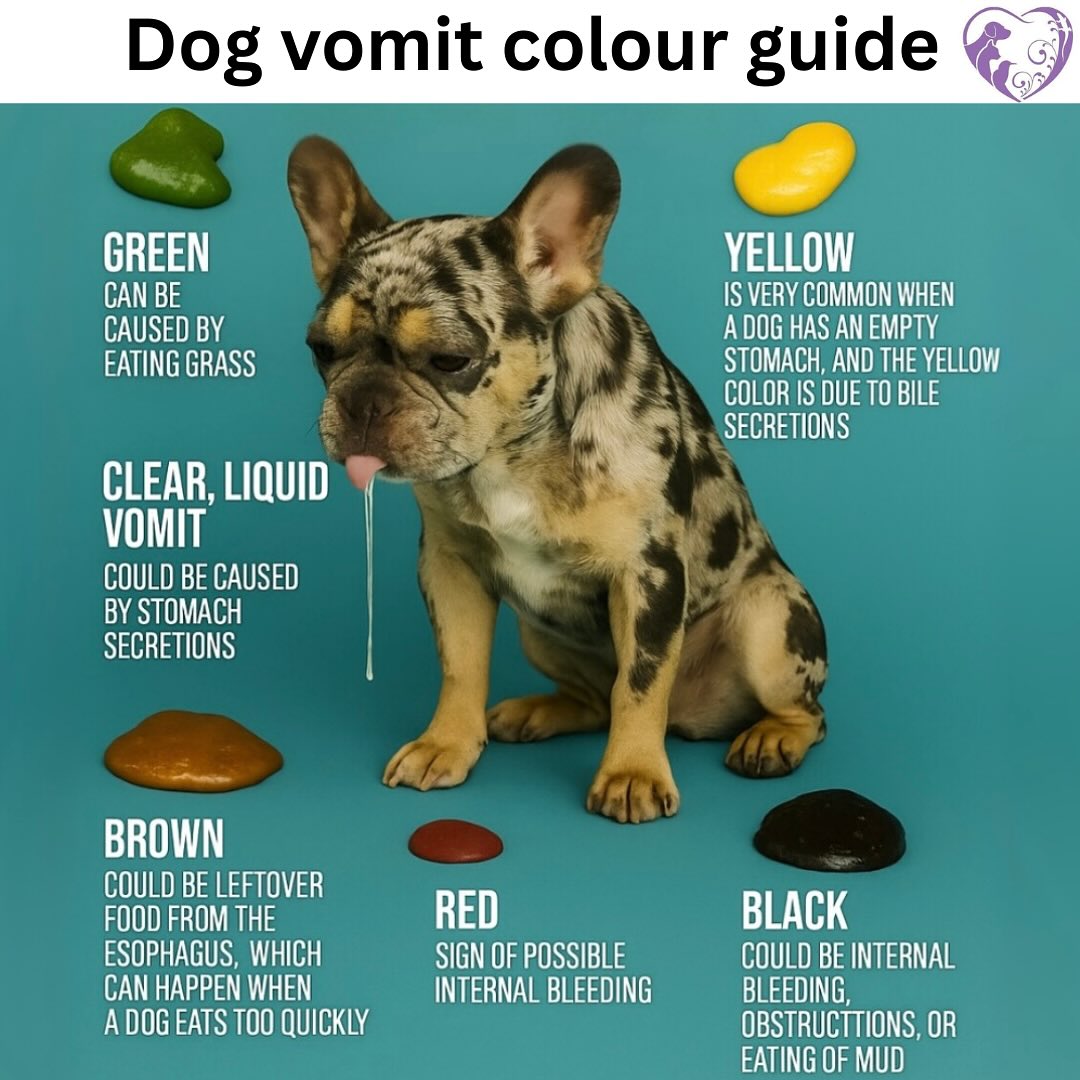 Vomiting is abnormal and should also be seen by a veterinarian. If you are unsure, you can call the clinic to obtain advice.