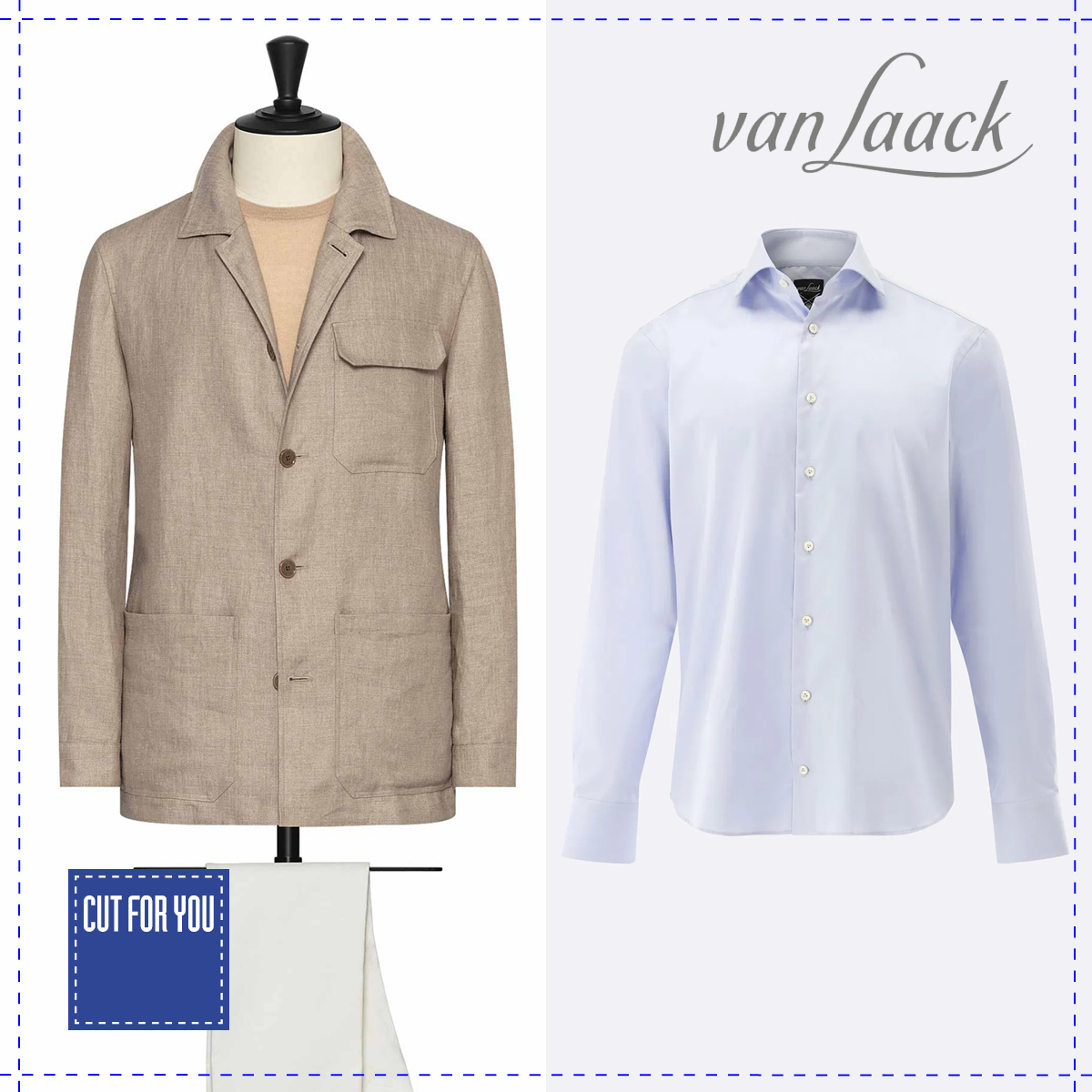 Angebot: Bestellen Sie ein Maßsakko Loro Piana und erhalten Sie ein Maßhemd von van Laack gratis.
Für Ihren perfekten Auftritt in einem Maßsakko aus feinstem Loro Piana - Tuchen können Sie bis Ende August 2025 auf unser Angebot zurückgreifen:
Sie bestellen eines der nachfolgend abgebildeten Maßsakkos aus atmungsaktivem und strapazierfähigem Loro Piana - Tuch zum Preis von EUR 750 und wir fertigen für Sie dazu ein van Laack - Maßhemd gratis.
Sowohl Ihr Sakko als auch Ihr Maßhemd können wir in einem Beratungsgespräch in unseren klimatisierten Räumen nach Ihren Wünschen konfigurieren: Seien Sie Ihr eigener Designer.
Für Damen haben wir ebenfalls tolle Angebote. Bitte fordern Sie gleich Informationen unter info@cutforyou.com an. Herstellzeit ca. 4 Wochen nach Auftragserteilung.
Übrigens: Mit dem Erwerb von Maßbekleidung tragen Sie dazu bei, unsere Umwelt zu entlasten. Bei Cut For You wird kein Kleidungsstück produziert, das nicht auch den Weg zu Ihnen, unseren geschätzten Kunden, findet. Das Vernichten von riesigen Mengen nicht verkaufter Kleidungsstücke nach jeder Saison entfällt bei uns. Hinzu kommt, dass Ihnen unsere Kleidungsstücke durch eine hochwertige Fertigung und besten Materialien lange Freude bereiten werden. Maßbekleidung ist gelebte Nachhaltigkeit.
#cutforyou #loropiana #berlin #maßschneider #maßsakko #maßanzug #design #option #sommer #hemd #maßhemd #herrenmode #maßmantel #vanlaack #gratis #individualität #beatelecloux #maß #maßanfertigung #maßschneider #maßanzug #herren #damen #schneider