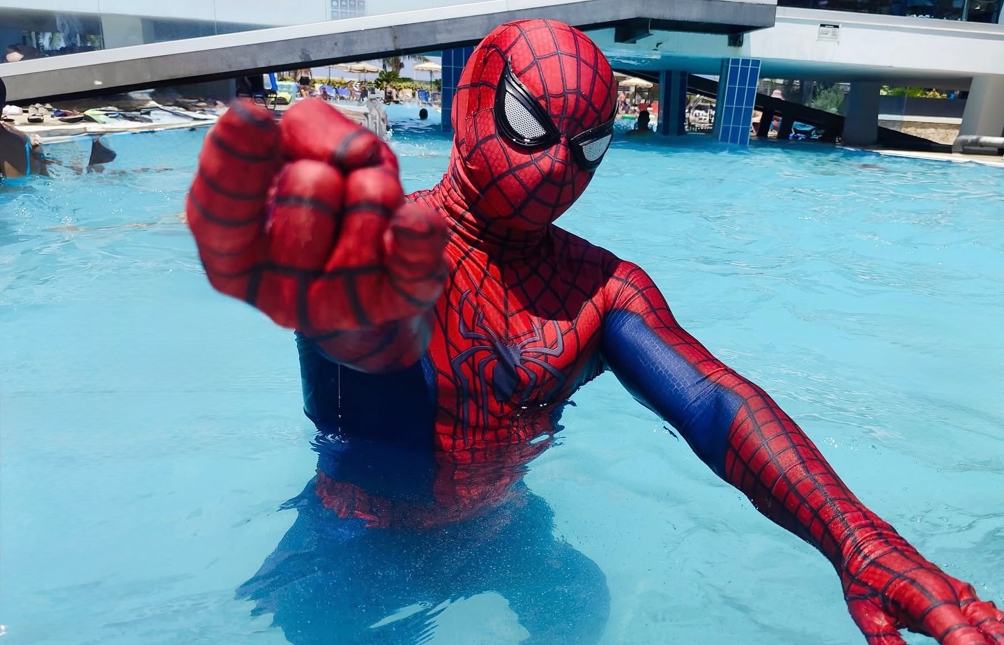 When the heat hits hard, even Spider-Man dives in! 🕸☀️💦
This summer, our pool isn’t just for guests — your favorite characters drop in too! Keep an eye out for fun mascot visits all summer long at Virginia Family Resort. You never know who you’ll meet! 👀🎭
#virginia_family_resort #rhodes #greece #resort #hotel #animation #mascot #spiderman #pool #poolfun #summer #vacation #holidays #familyresort #familyvacay #greekresort #summer2k25 #summeringreece🇬🇷 #animationteam