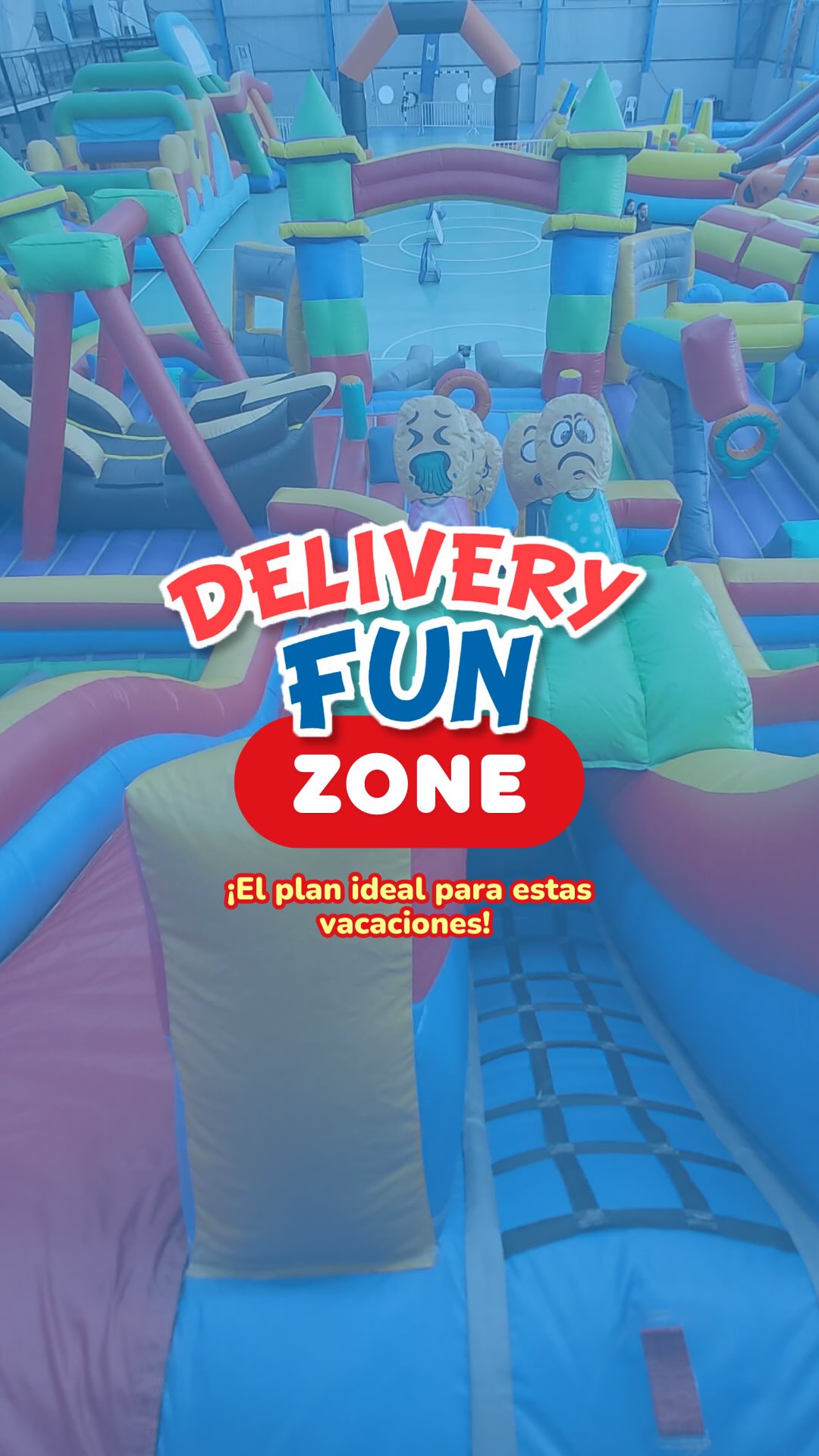 ¡LLEGAN LAS VACACIONES DE INVIERNO CON DELIVERY FUN ZONE!
DÓNDE? 👉🏼👉🏼San Martín – Bajo Techo
🧡 Viví la magia de un parque inflable con toda la diversión de Delivery Fun:
✨ Juegos Inflables
🎯 Kermesse
🎭 Maquillaje artístico y glitter
🎁 Sorteos y premios
👾 Personajes exclusivos como Messi y Thorus
🍕 Patio Gastronómico
🎈 ¡Y muchas sorpresas más!
📅 Del Domingo 20/7 al Sábado 2/8 inclusive
📍 Oscar Salguero 2726 – San Andrés, San Martín
🕐 Turnos de 1 hora y media
12 a 13,30 hs
14 a 15,30 hs
16 a 17,30 hs
18 a 19,30 hs
👧 De 3 a 17 años Abonan Entrada
Adulto acompañante no abona entrada (1 adulto por niño menor de 7 años)
🧦 Uso de medias antideslizantes obligatorio (se pueden comprar en el lugar)
🎟️ ENTRADAS: • En puerta: $15.000 (efectivo – cupos limitados)
• Reserva anticipada online con turno: $12.000
🔗 Reservá tu lugar en: www.deliveryfun.com.ar