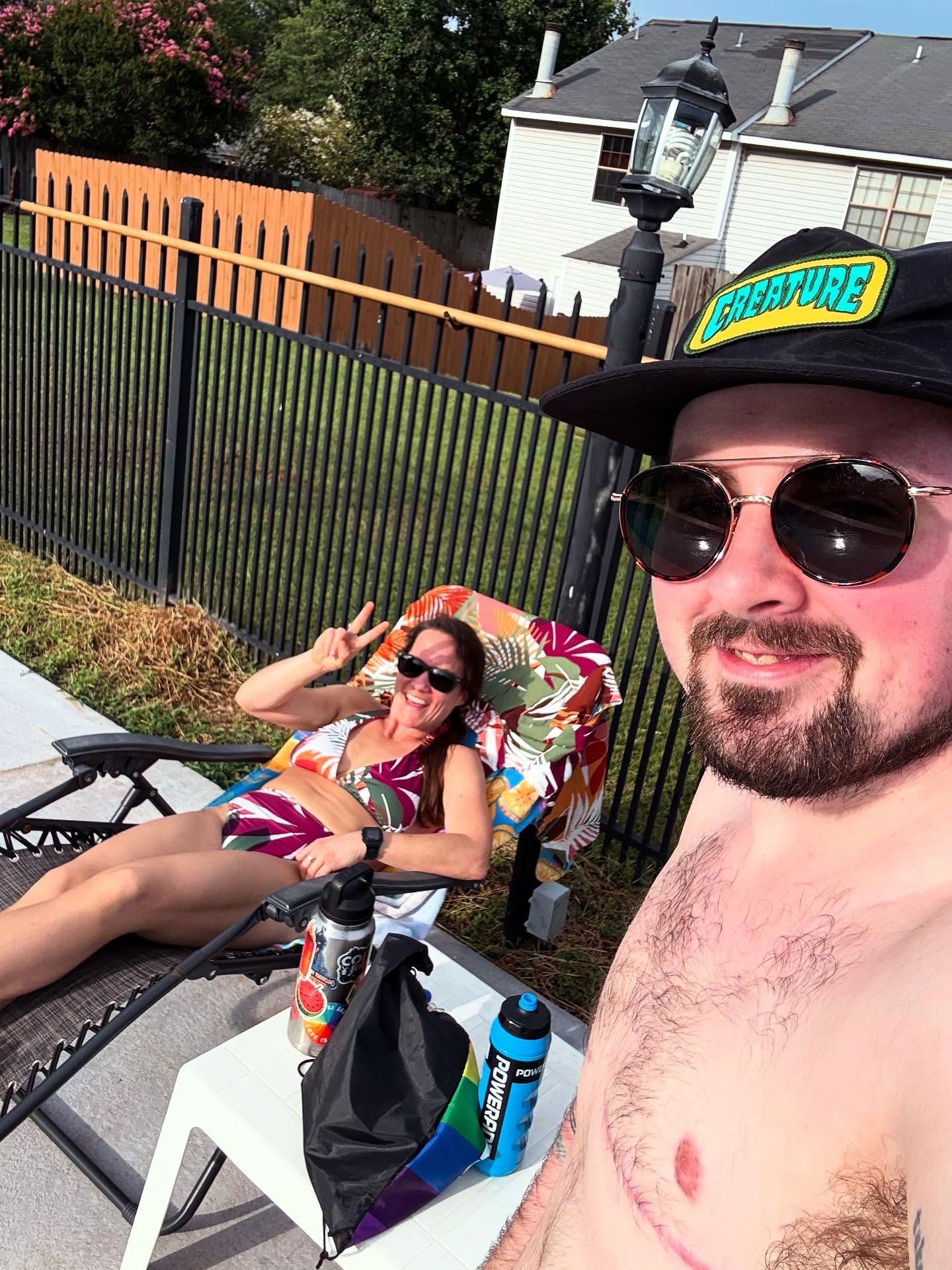 pool day with the bestie for her birthday!