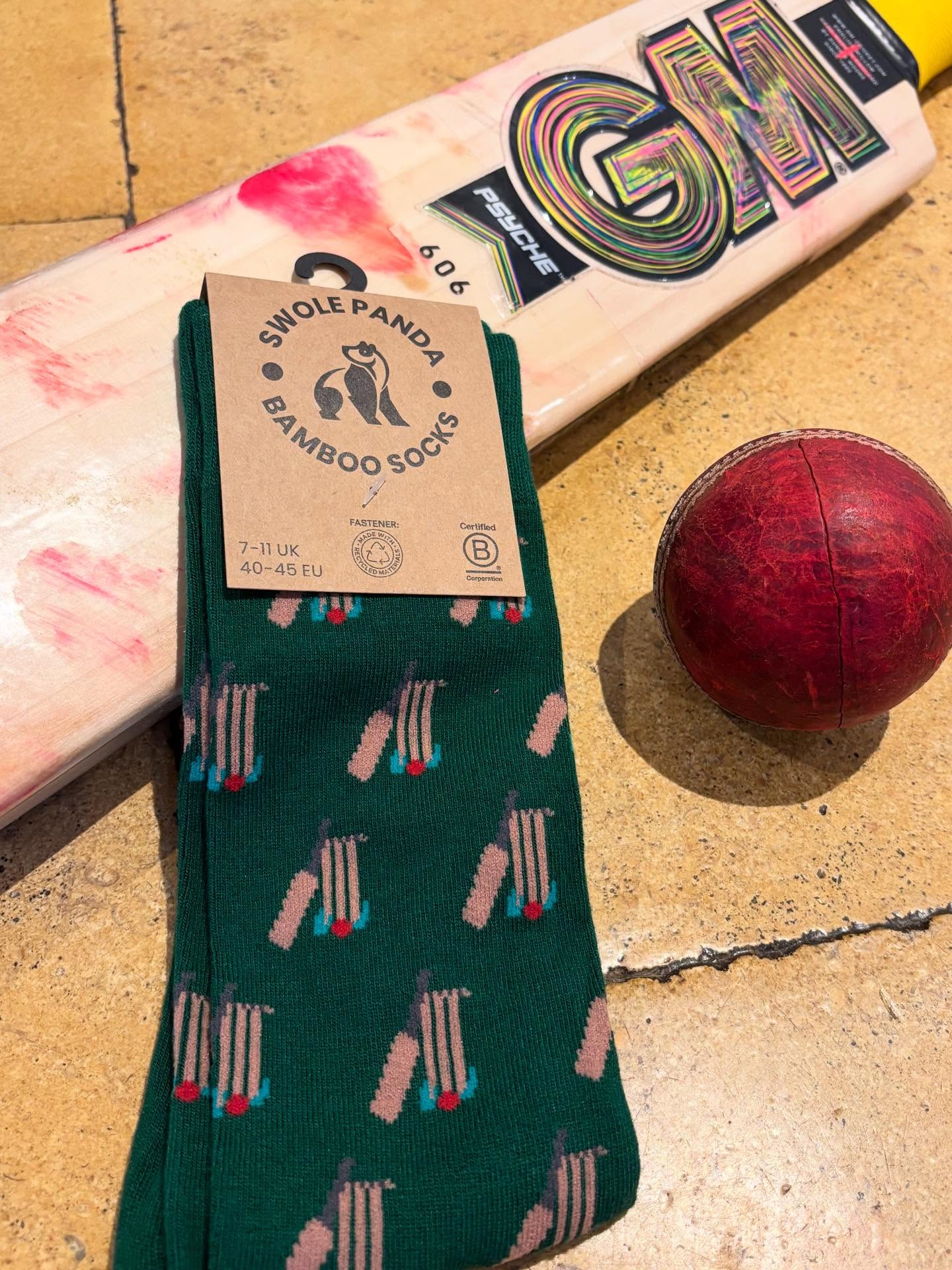 Comfy socks for the cricket lovers out there… #tms #cirencestershopping #swolepanda #cotswoldlife #sockslover