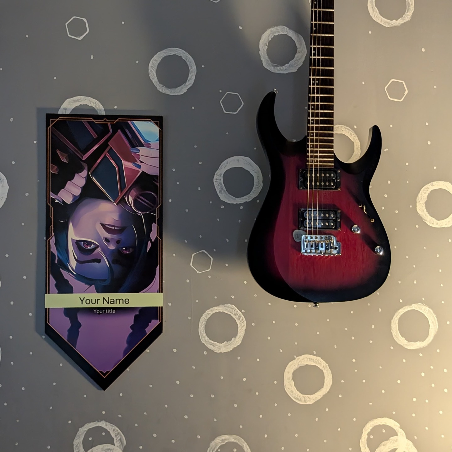 Upgrade your setup with custom player cards featuring your gamertag, high-quality prints and perfectly sized to match in-game cards.
Link in Bio -
#Valorant #ValorantSetup #ValorantRoom #GamingSetup #PCGaming #FPSGames #ValorantVibes #RadiantRoom #GamingAesthetic #ClutchOrKick #GamerRoom #GamingDecor #RoomGoals #LEDLightsSetup #GamingWallArt #GamerVibesOnly #RoomInspo #GamerInterior #Battlestation #CozyGamerSetup #ValorantDecor #GamingPosters #GamerAesthetic #GamingRoomDesign #CustomGamingSetup #ValorantThemeRoom #StreamRoomSetup #GameRoomInspo #GamerWall #SetupFlex