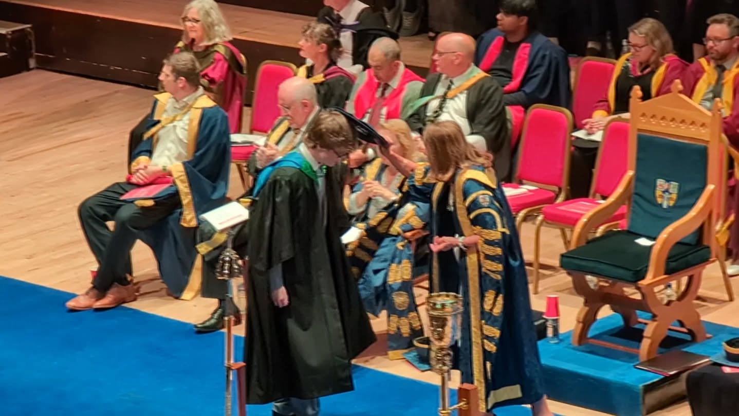 Super proud of my eldest, graduating with BSc Hons in Ethical Hacking after 4 years of hard work. Just the best day. Even the fact Dundee gave us 27c for three-piece suit wearing didn't dampen the spirits.
Well done wee man. Now, go grab life and be happy 🎉🎉❤️❤️🎉🎉