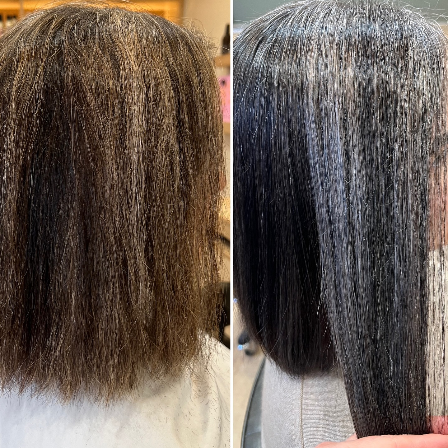 The Power of a Hair Toner
A good toner does more than just refresh your colour — it refines, enhances, and transforms the overall finish of your hair. Whether you’re blending white hair, softening brassiness, or adding depth and richness to your natural tone, the right toner can bring your entire look into harmony.
It’s a subtle but powerful tool that can shift how your colour reflects in different lighting, boost shine, and give your hair that healthy, polished finish. Used correctly, a toner can extend the life of your colour and help you feel more confident between salon visits.
Sometimes, it’s not about adding more colour — it’s about refining what’s already there.
By Natalie Varrasso