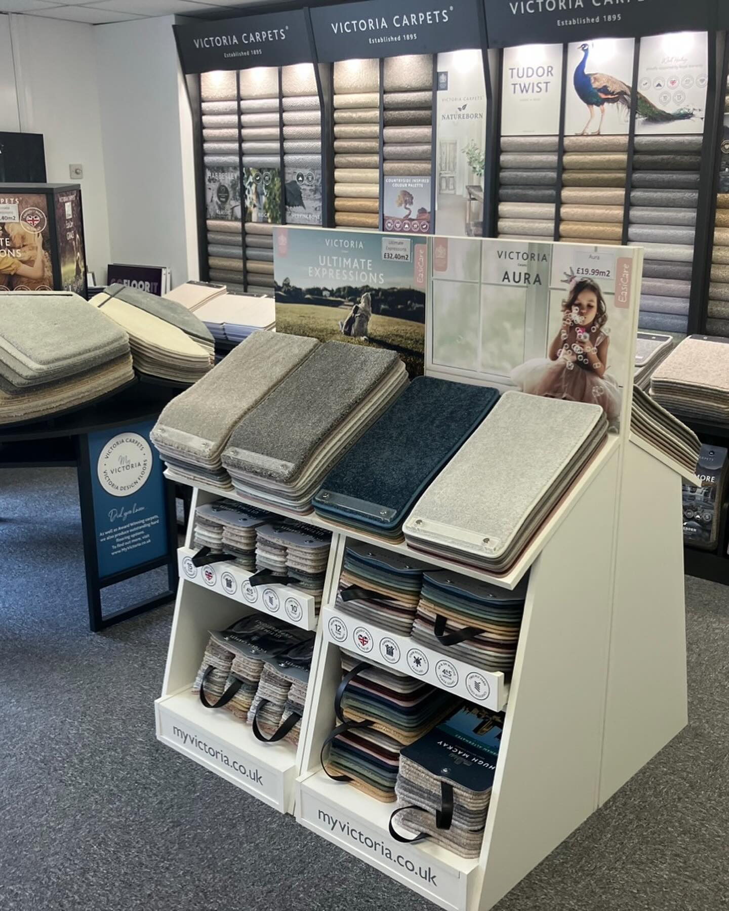 As part of our showroom refresh, we invited a number of our suppliers to get on board, the first of which was @victoria_carpets_limited who have adorned us with their many popular and inspiring exceptional quality ranges of carpets both man-made and wool mix as well as their quite stunning range of Engineered Wood..
We are one of a limited number of showrooms to have access to the display materials of which we are most grateful..
Please do pop in to view, if you have your sizes we can provide you with an indicative quotation in order to help you realise a budget for your next project..
#wool #woolcarpet #carpet #engineered_wood