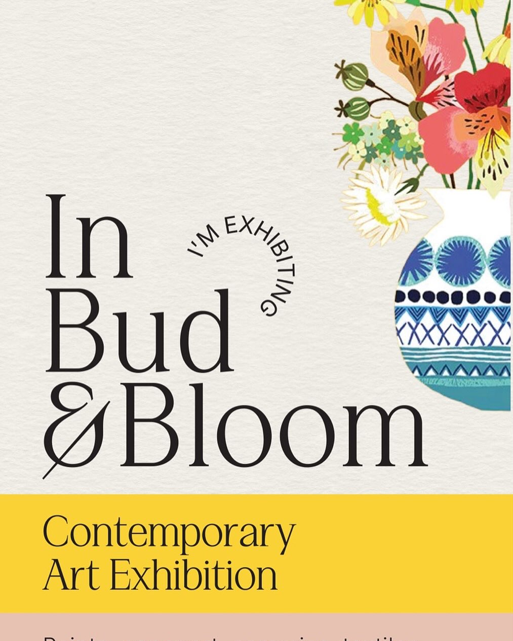 Very pleased to be invited to show at Rheged’s ‘In Bud and Bloom’ exhibition . Hope you can find time to pop over from mid July