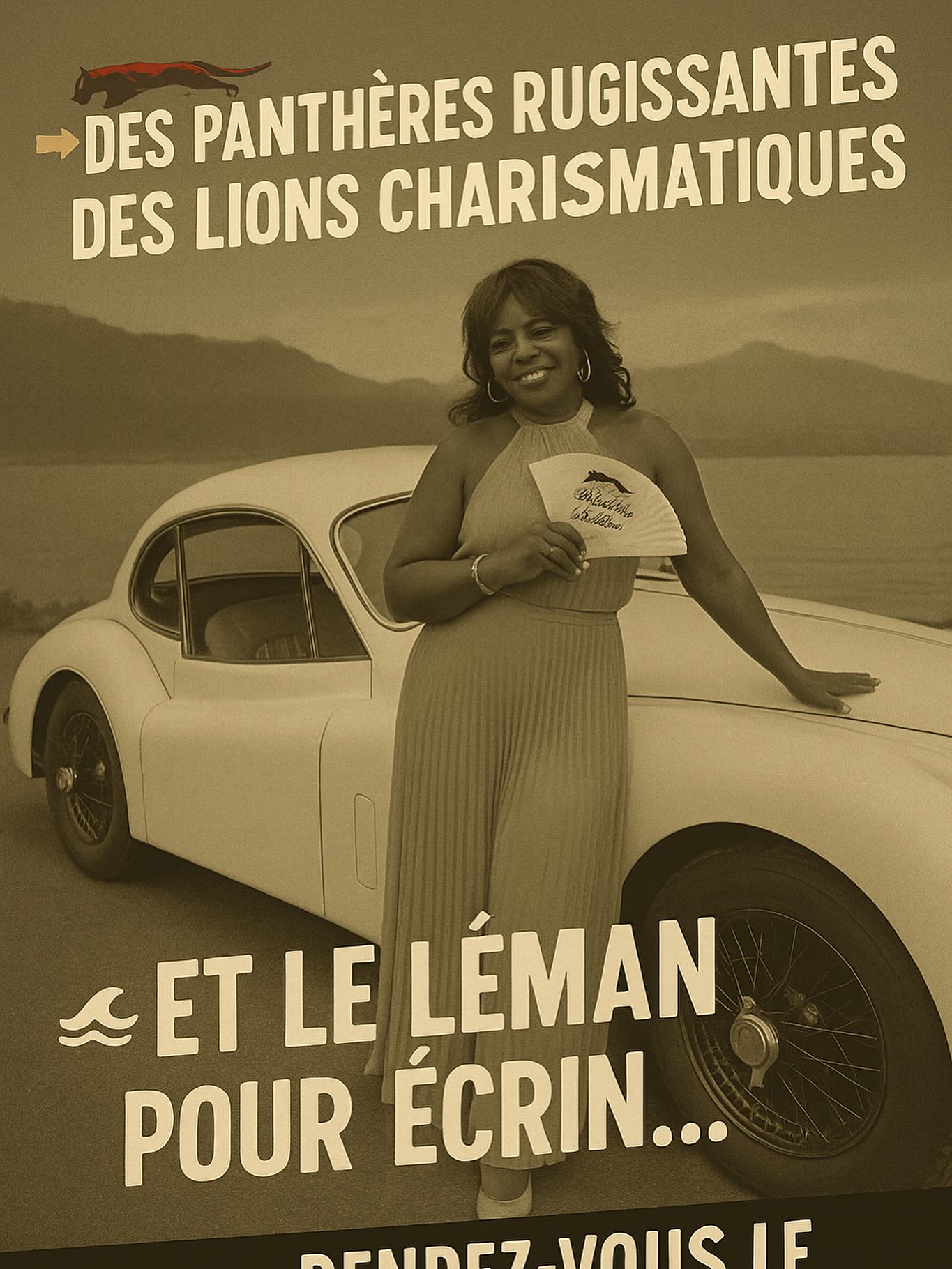 Rallye Des Panthères le dimanche 7 septembre !
🚗💋 Pas un rallye comme les autres…
Ici, pas de chrono : juste du charme, du style, et beaucoup de cœur.
🐆Des panthères 🦁et des Lions en oldtimer, une vue de rêve sur le lac Léman, des détours vers l’humain… et un rugissement solidaire pour PATOUCH.CH 💛
💫 Inscription obligatoire: 👉🏽 https://www.rallyedespantheres.ch/copie-de-contact
#RallyeDesPantheres
#EleganceSolidaire #VintageWithPurpose
#SolidaritéEnMouvement #VintageCarsLovers #rallyegirls #PantheresenOldtimer #classiccar #voituresanciennes #voituresdecollection ##automobileancien #automodel #ia