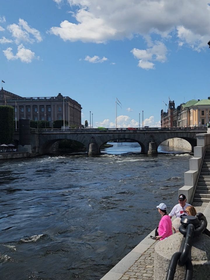 Stockholm, Day 1 🇸🇪✨
What a beautiful city! Spent the first day getting my bearings with a hop-on hop-off bus and boat tour—great way to see the sights and get the lay of the land. Did a little wandering after and ended up in a park, where I caught some Women’s Euro coverage on a big screen.
A few things that stood out:
1️⃣ The bike paths are up on the curb next to the sidewalk, not on the street—took a bit to adjust to. (almost collided with a few bikes and scooters… or they almost collided with me 😅).
2️⃣ Escalators here are fast. I’m already not a fan of escalators, so that took some getting used to. 😂
The people are friendly, the city is clean, and the weather was gorgeous!
#Stockholm #Sweden