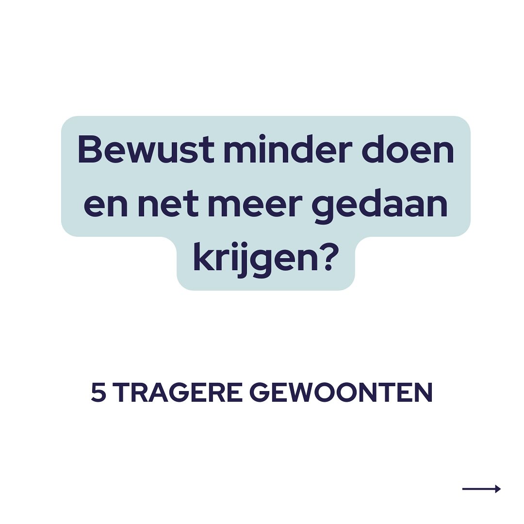 Minder is vaak meer.
#minderstress #stress #stresstips #stresscoach #stresscoaching #plannen #productiviteit #planner #zelfzorg #zelfzorgtips