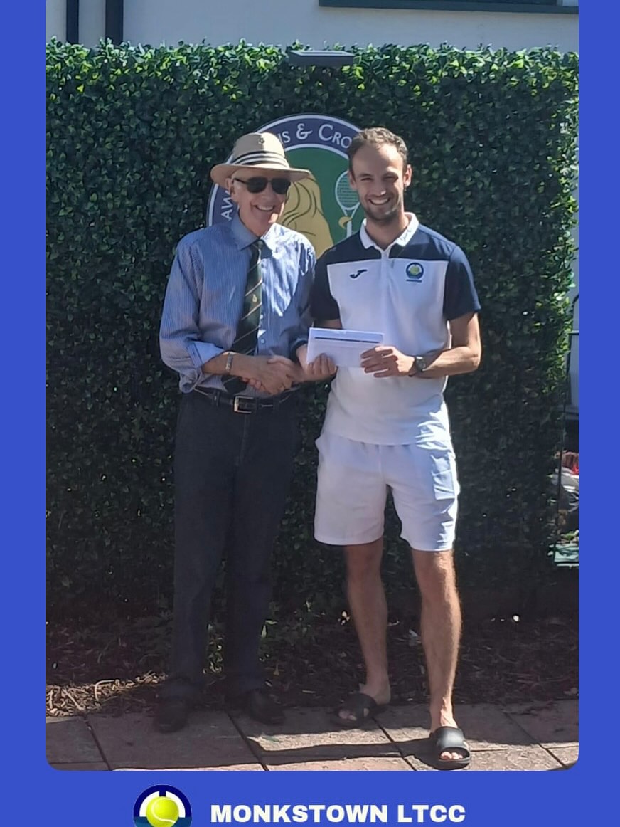 🎾 Congratulations 🎾
Well done to our Monkstown men who made it to the singles finals in Rushbrooke today.
MS3 Winner Clément Caillet
MS4 Runner up Aamir Zaman
Not easy in this heat!! 🥵 ☀️