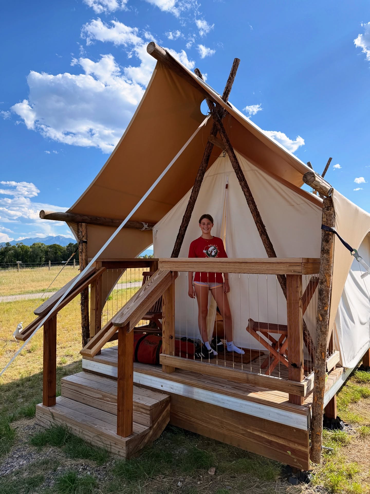 After our time in Stanley, we made our way north to Montana for two nights of glamping at Under Canvas North Yellowstone, tucked along the Yellowstone River in Paradise Valley. ⛺️🌲
This spot is gorgeous—big sky, mountain views, and the sound of the river just beyond our tent. The tents are cozy and comfortable (yes to hot showers and real beds with views up to the heavens!), but still feel close to nature.
On our one full day here, we floated the Yellowstone—Randy and the kids went for the classic inner tube float while I opted for an inflatable kayak, which ended up being a smart move when the weather shifted later in the day. Having a paddle and a little more control made all the difference as the wind picked up. 😅
We loved our time here and would be keen to check it out again in the fall or winter when one could light the wood stove and get cozy inside with snow swirling all around… logging for another trip, as one does…. 😊
#glampinglife #exploremontana #northyellowstone #yellowstonenationalpark #familytravels #traveladventure #adventureenthusiasts #wandermore #travelabroad #travelfamilyblogger #travelfamilytime #travelfamilyblog
#roadslesstraveled #adventures #traveladventurer #goadventuretogether #travelkidsandfun #loveourtimetogether #exploringtheworldtogether #havekidswilltravel #traveltheworldtoday #roundtheworldtrip #roundtheworldtravel #adventurefamilytravel #worldschoolingfamily @undercanvasyellowstone @undercanvasofficial
