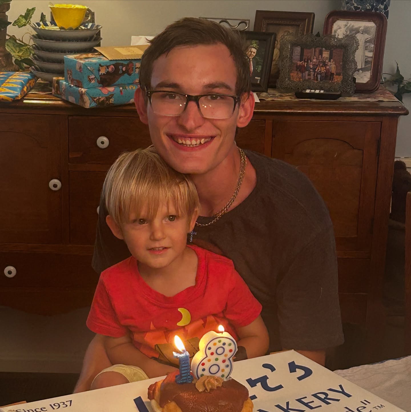 Brenden was inspired by a 7-year-old friend from church and decided he also wanted a Star Wars themed 18th birthday party with his cousins. And obviously we started with a couple hours of fishing. 32 fish were kept, countless more thrown back.
Everybody caught a fish.
No one cried during the lightsaber fight.
A wardrobe change was required during fish cleaning due to a storm.
We’re grateful for friends who inspires parties and share their supplies. We’re grateful for family who shares their property generously and stock the pond well. We’re grateful for Brenden who is kind and loves his cousins with all his heart.
These cousins are all going to grow up and go their own ways and maybe they’ll talk and maybe they’ll be friends. Maybe they won’t. But I hope they remember this day with fondness.