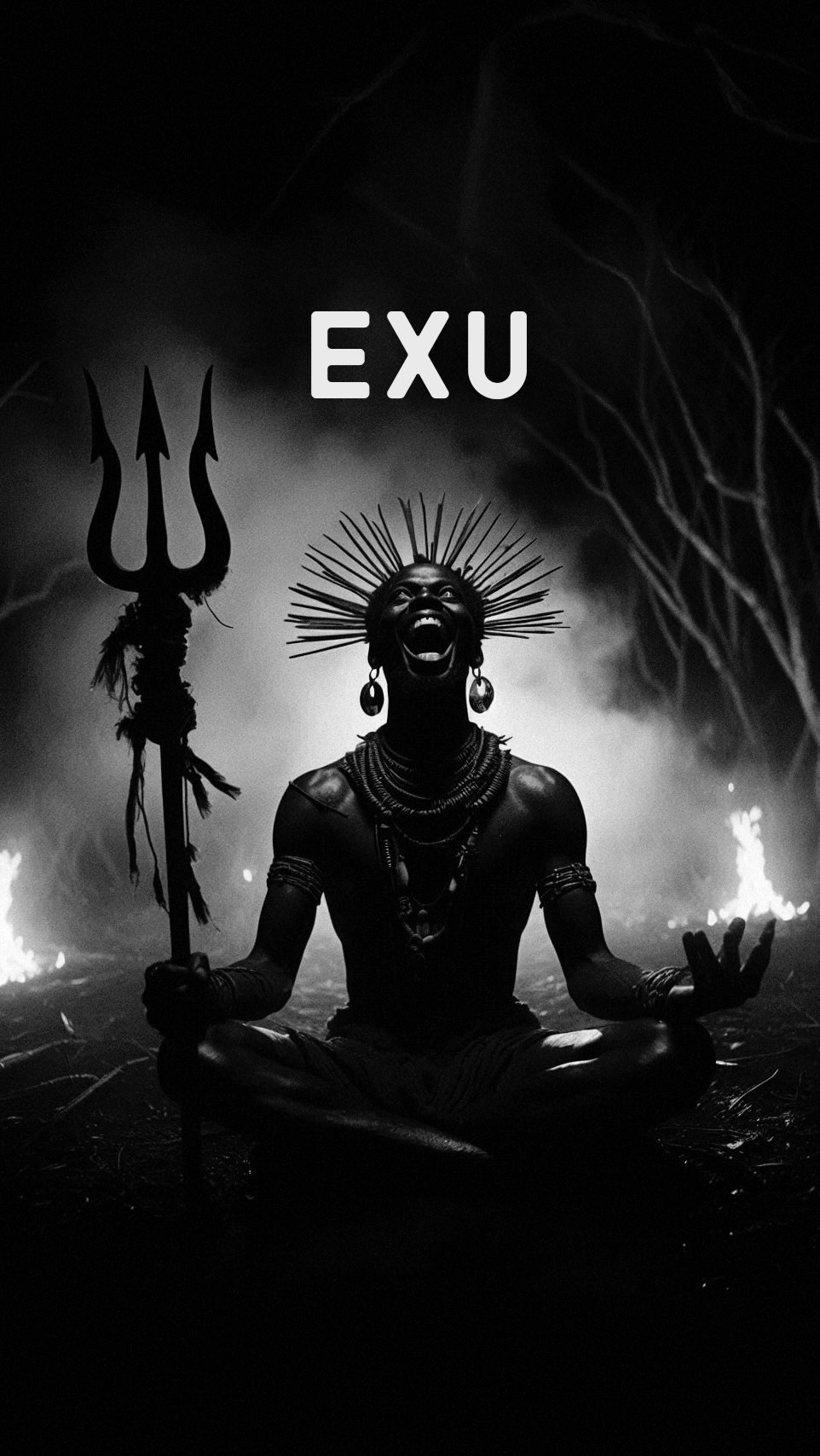 Exu está em cada encruzilhada da vida. Está no começo e no fim dos caminhos. Arquétipo que traduz a essência da magia, que desperta no humano a força e o verdadeiro poder. Arauto da dualidade que nos define como gente, que faz da magia a trilha que une o humano e o divino, a luz e a sombra, o caminho da mão esquerda e o caminho da mão direita. Um farol nas trevas das consciências, executor dos desígnios que determinamos. Exu é força e potência, fertilidade e sapiência. Exu é caos e equilíbrio. É o branco e o preto, o masculino e o feminino, é o tudo e o nada. Exu é mojubá. Láròyè, Exu! #exu #magia #xamanismo #umbanda #kimbanda #candomble #espiritualidade #encruza