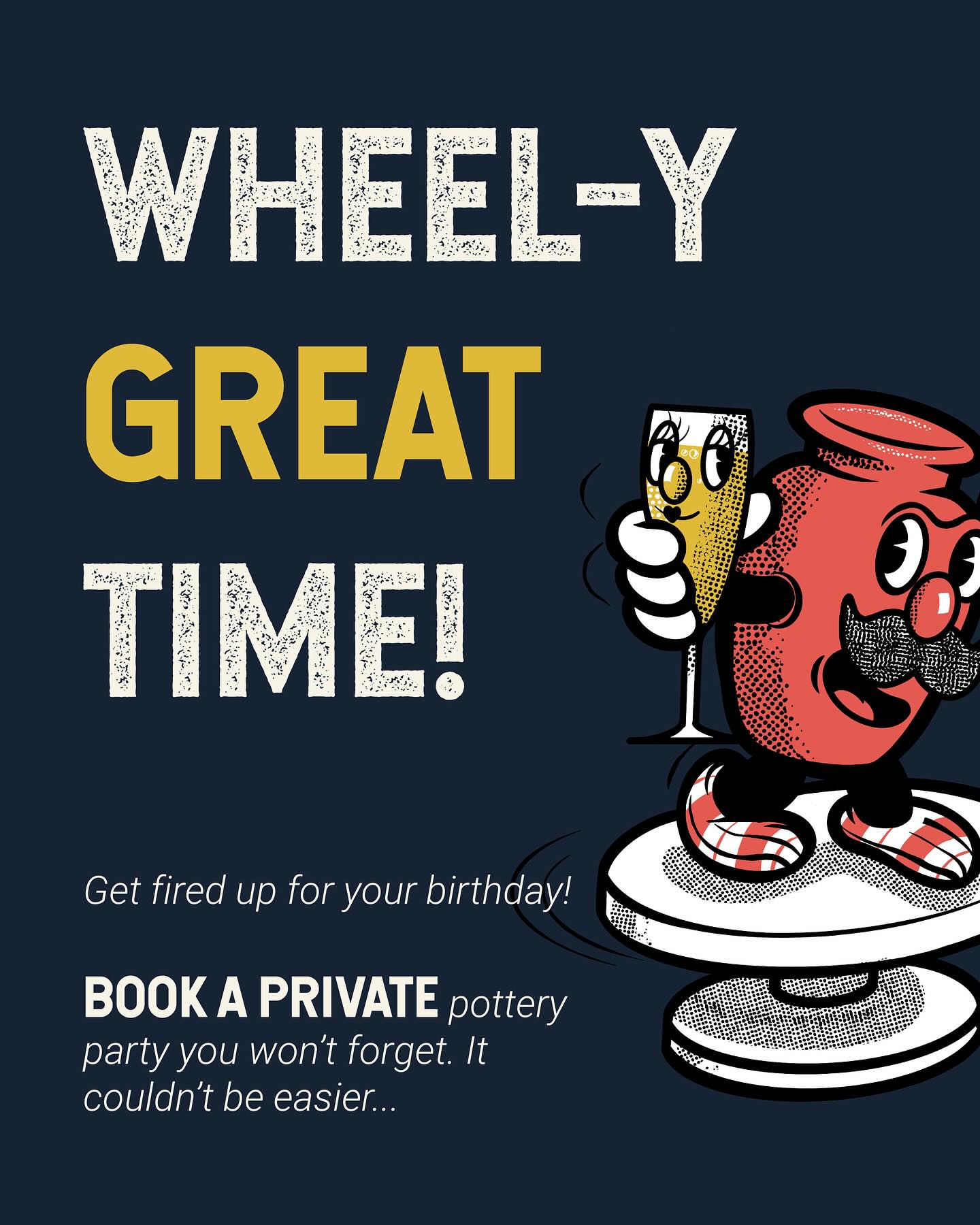 🎉 Planning a birthday bash has never been easier!
Whether you’re turning 21 or 61, we’ve got the perfect mix of pottery, pints, and party vibes. Just head to our Parties page, fill out the quick group booking form — and we’ll do the rest. 🎨🍻
Your crew, clay, and cold ones are waiting. Let’s make it a birthday to remember!
👉 Book now — it only takes a minute!
#potteryandpints #birthdaybash #groupbookingmadeeasy #clayandcheers #creativecelebration #handsonfun #potteryparty #sipsandspins #getfiredup