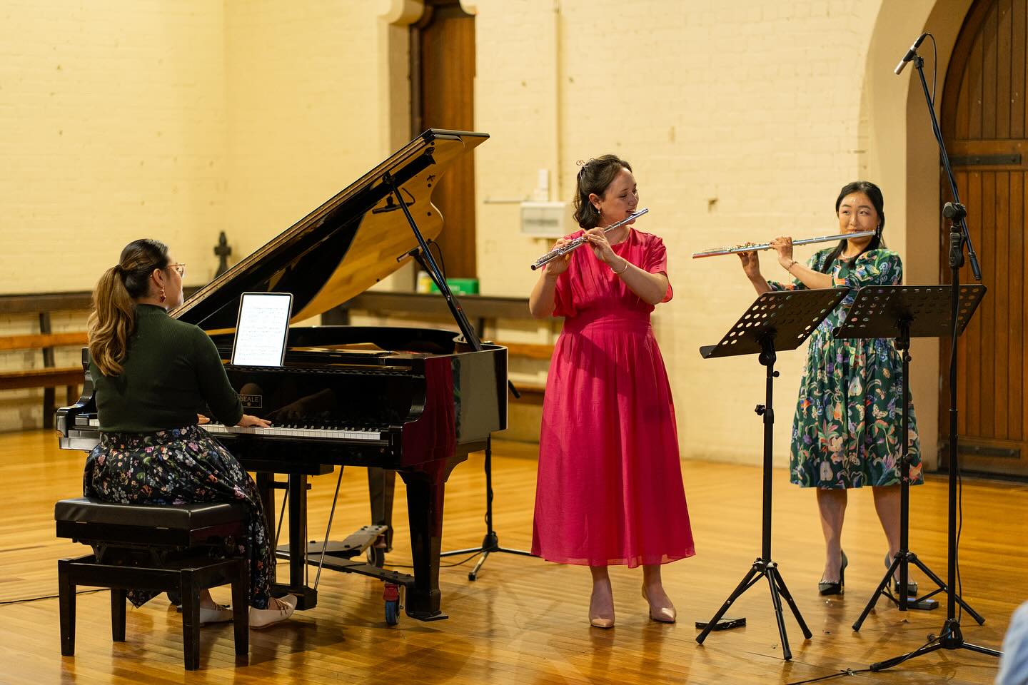Thank you so much to all the audience members who attended our ‘Butterfly Garden’ recitals on the Gold Coast and Brisbane this past weekend. @ray_me_la, @amanda.pianda and I had an absolute blast performing for you all and it was so special to be able to collaborate together again after our last recital all the way back in 2023! 🙈
A big thank you also to @ray_me_la and @amanda.pianda for travelling up from Melbourne for the Queensland leg of this recital tour, Amanda’s parents for providing us with a space to rehearse and to my family as well for working the front of house in both these concerts. ✨
It is always so artistically refreshing to be able to put on these concerts and they help remind us how wonderful it is to be able to share our craft. 🎶
We are so looking forward to the last performance of our ‘Butterfly Garden’ recital tour this Friday the 18th of July in Melbourne, where we’ll be performing at 8pm at @temporubato_au. 🎹
See you there! 🦋
📸Carlin from @minim.pictures
🎟️Link in bio for tickets and more info
.
.
.
.
.
.
.
.
.
#flute #fluteplayer #flûte #piano #pianoplayer #recital #concert #concertphotography #flautist #brisbanemusic #brisbanemusicscene #brisbanemusicians #brisbaneflute #australianmusic #australianmusicscene #australianmusician #australianmusicians #brisbanechambermusic #brisbaneflute #brisbanefluteteacher #brisbaneconcert #chambermusic #violin #piano #trio #fluteduo #brisbanefluteduo #melbournefluteduo #melbournemusic #melbourneconcert #brisbanefluteteacher #melbournemusicians