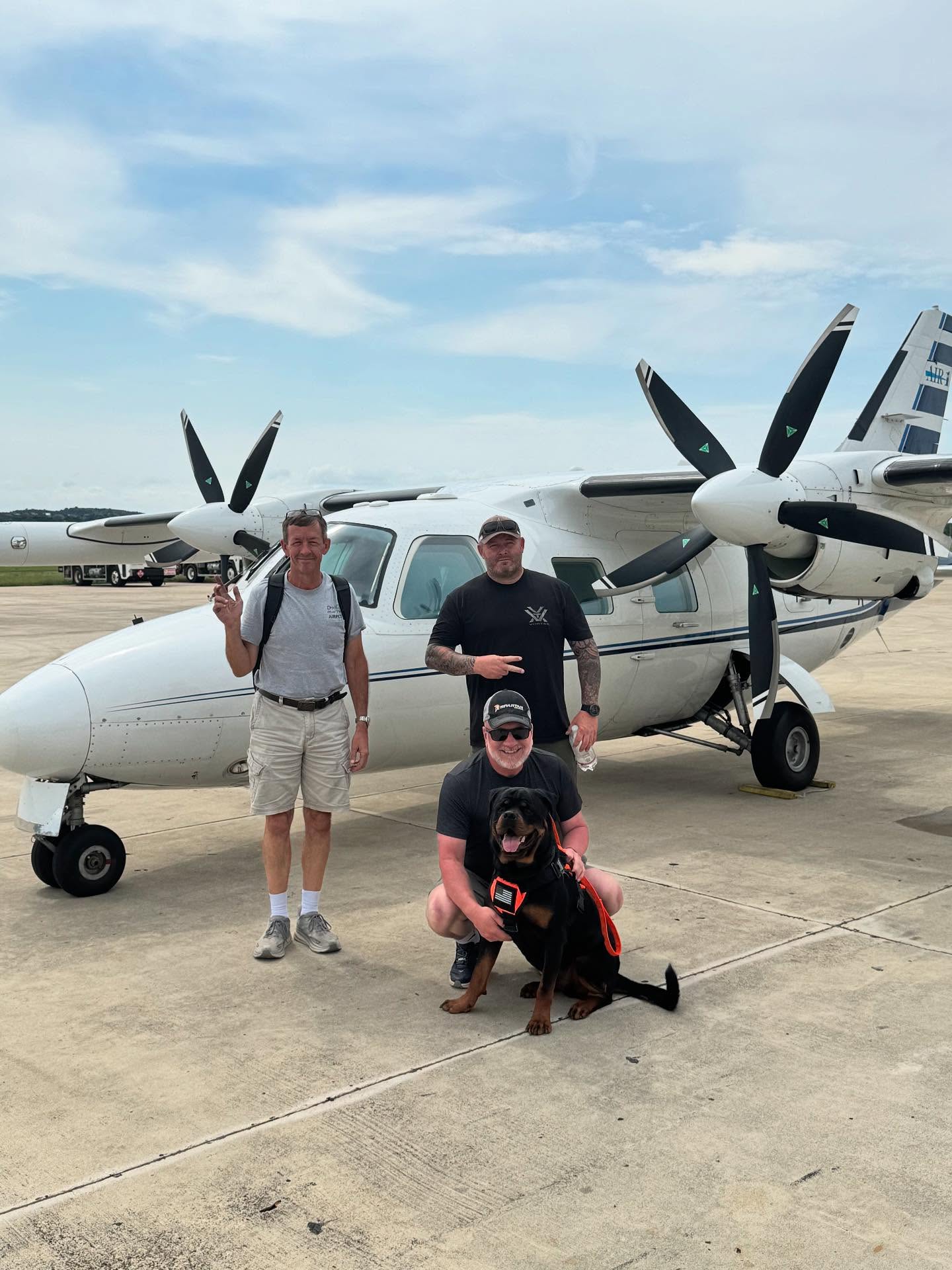 Mission: Completed (and Just Beginning!) 👏🏼🛩️🌎
We are beyond grateful and excited to share that Eric and HRD K9 Diesel have safely arrived in Kerrville, Texas to assist with search and rescue efforts following the devastating floods.
This mission would not have been possible without the incredible generosity of volunteer pilot Charley Brown. His willingness to jump into action at a moment’s notice is what makes missions like these possible, and we are deeply thankful for his heart, skill, and service.
As for the task ahead—this deployment is critical. Eric and Diesel are on the ground helping a family search for their missing child. This is a heartbreaking situation, and we are praying that Diesel’s powerful nose and Eric’s expertise can bring this child home safely.
Please keep this family, our team, and everyone impacted by the floods in your prayers. Every effort matters, and we remain committed to doing all we can to help. 🙏🏻
None of this would be possible without you—our community. Your donations, shares, and support fuel every mission we take on.
If you’d like to support our ongoing efforts, you can do so using the donation link in our bio. Every bit helps us help them!!!
Thank you Props for a Purpose family! 🤍🌎🛩️
#propsforapurpose #soaringtoserve #TXfloods #DisasterRelief #SearchAndRescue #K9SearchTeam #FaithInAction #SupportTheMission