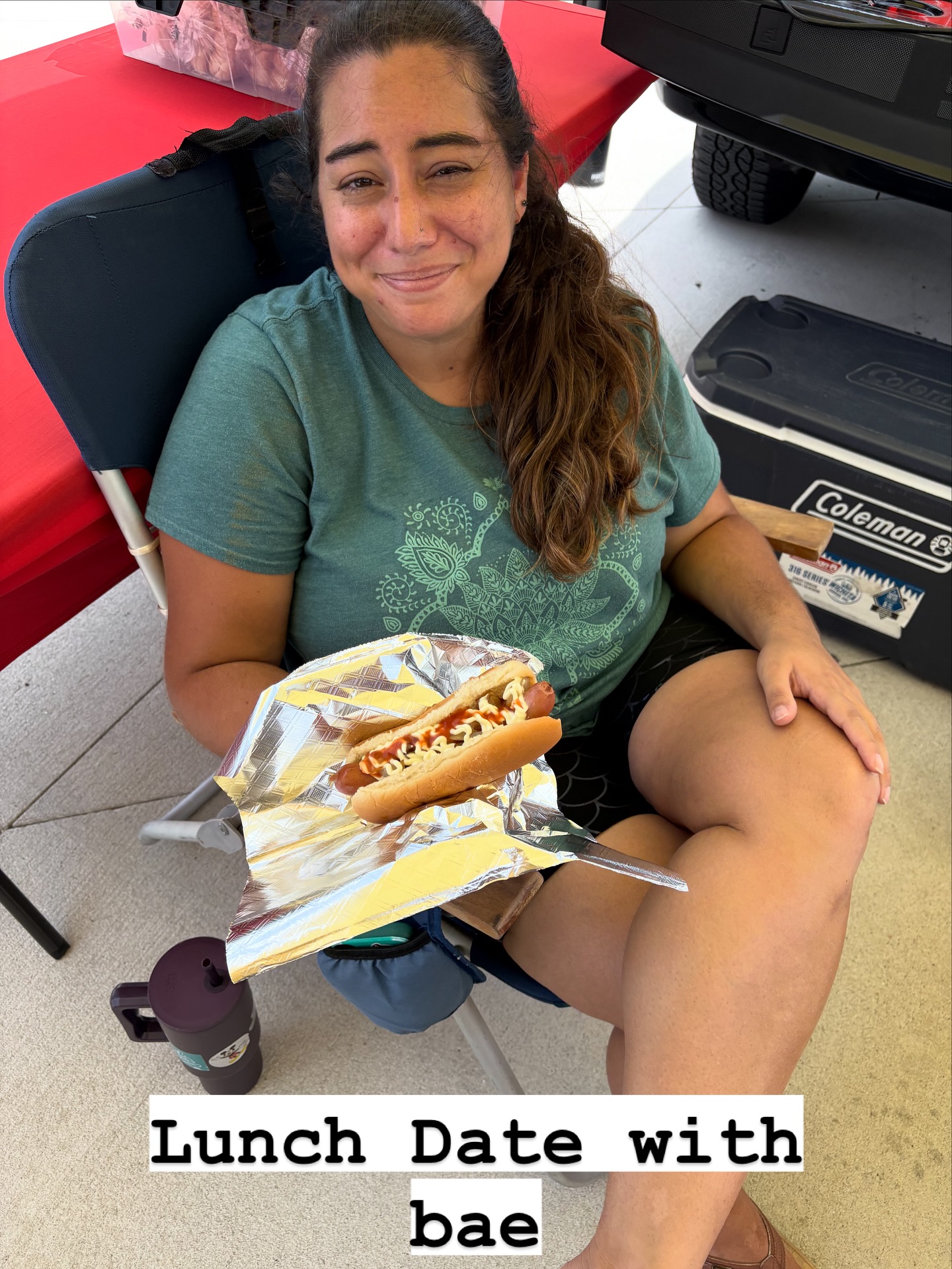 Working with the old lady today.
Florida monsoon hit right as we were closing up. 3 years ago it would have ruined the day; now we just laugh at everything. Life is too short to worry about things we can’t really control.
#yolo #livelifetothefullest #appreciatethelittlethings #enjoyeverymoment #wife #happywifehappylife💕 #lunchdate❤️ #mywoman #loveher #hotdogs #hotdogcart #staugustinefl #jacksonvillefl #floridalife #floridalifestyle #dad #dadbods #rain #monsoon