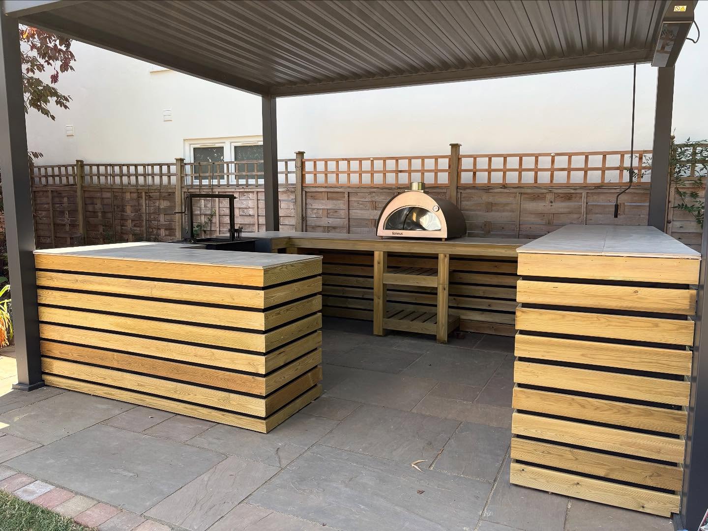 Not just indoor kitchens… here’s one of our recent outdoor kitchen projects! 👨🍳☀️
A sleek, fully fitted outdoor cooking space — ideal for hosting, relaxing, and making the most of the garden all year round. From family pizza nights 🍕 to summer BBQs 🔥, this setup has it covered.
If you’re considering something similar, we’d love to help bring your ideas to life.
📞 Get in touch today to chat about your project!
📍 Covering Stratford-upon-Avon and surrounding areas
#OutdoorKitchen #GardenLiving #BespokeKitchens #StratfordUponAvon #AlfrescoCooking #NotJustIndoorKitchens