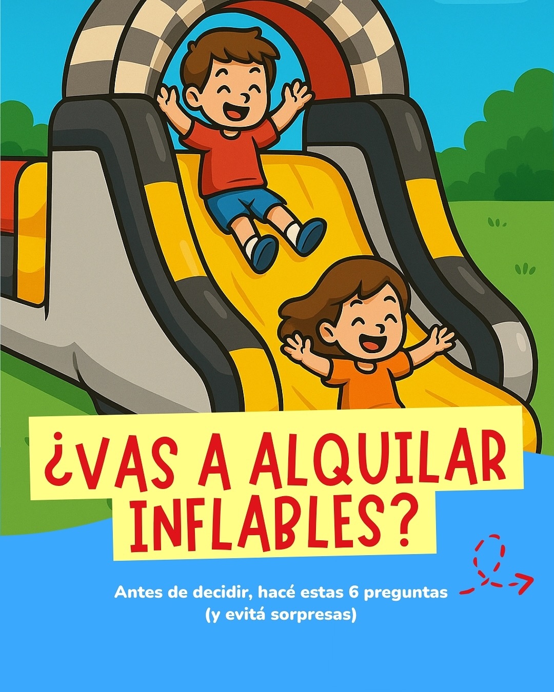 🎈 ¿Vas a contratar inflables para un cumple, un egresadito o un evento?
Antes de decidir, te dejamos 6 preguntas clave que toda empresa responsable debería poder responder.
📲 En Delivery Fun nos tomamos el juego en serio.
Consultanos para organizar tu evento con confianza.
#inflablesseguros #deliveryfun #eventosinfantiles #calidad #inflablesbuenosaires #diversion #seguridad #inflables #alquilerdeinflables