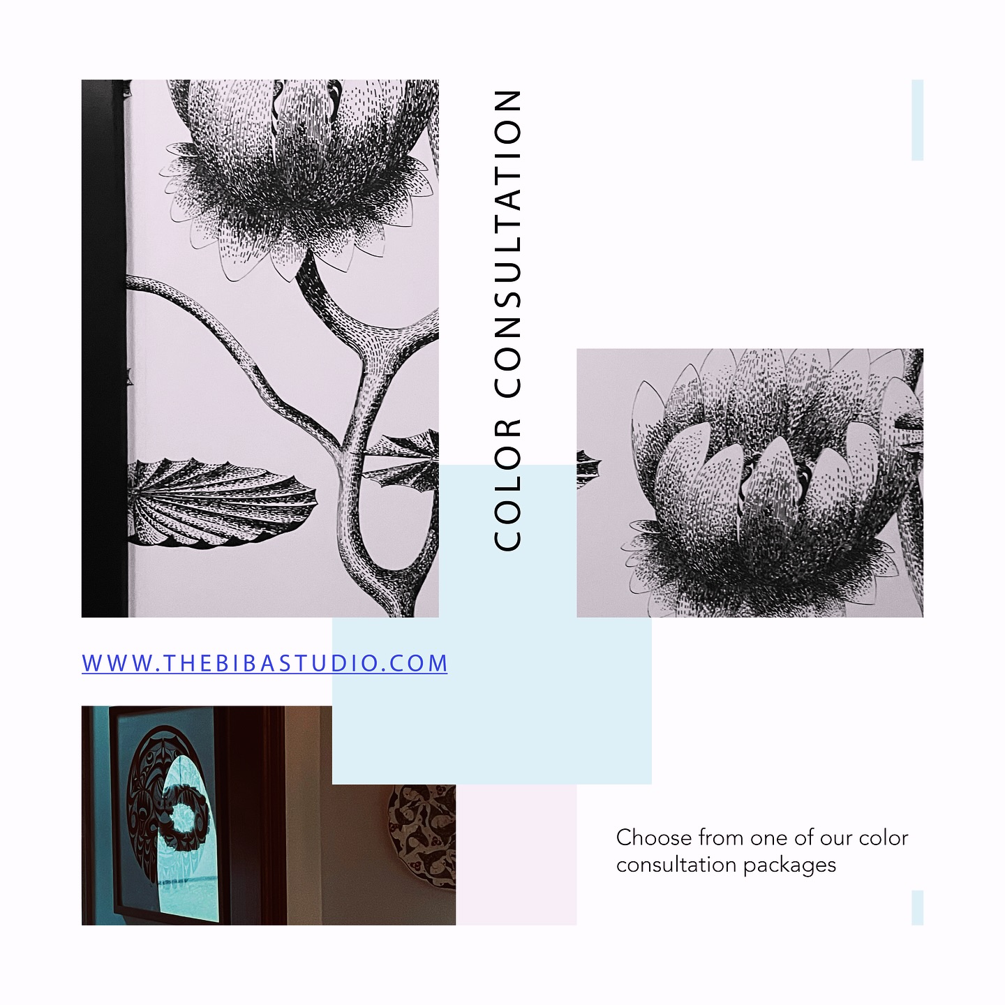 Transform your space with a virtual or in-person color consultation. We have an unrivaled and visceral understanding of color, light, texture, and patterns and we can bring this to your space to create a perfect palette. The best part- we will meet you where you are!
No question or idea is big or small. Choose from our menu options - “Second opinion”, “Help me pick” or “Color the Works”. DM us to get the party started and paint the town (red)!