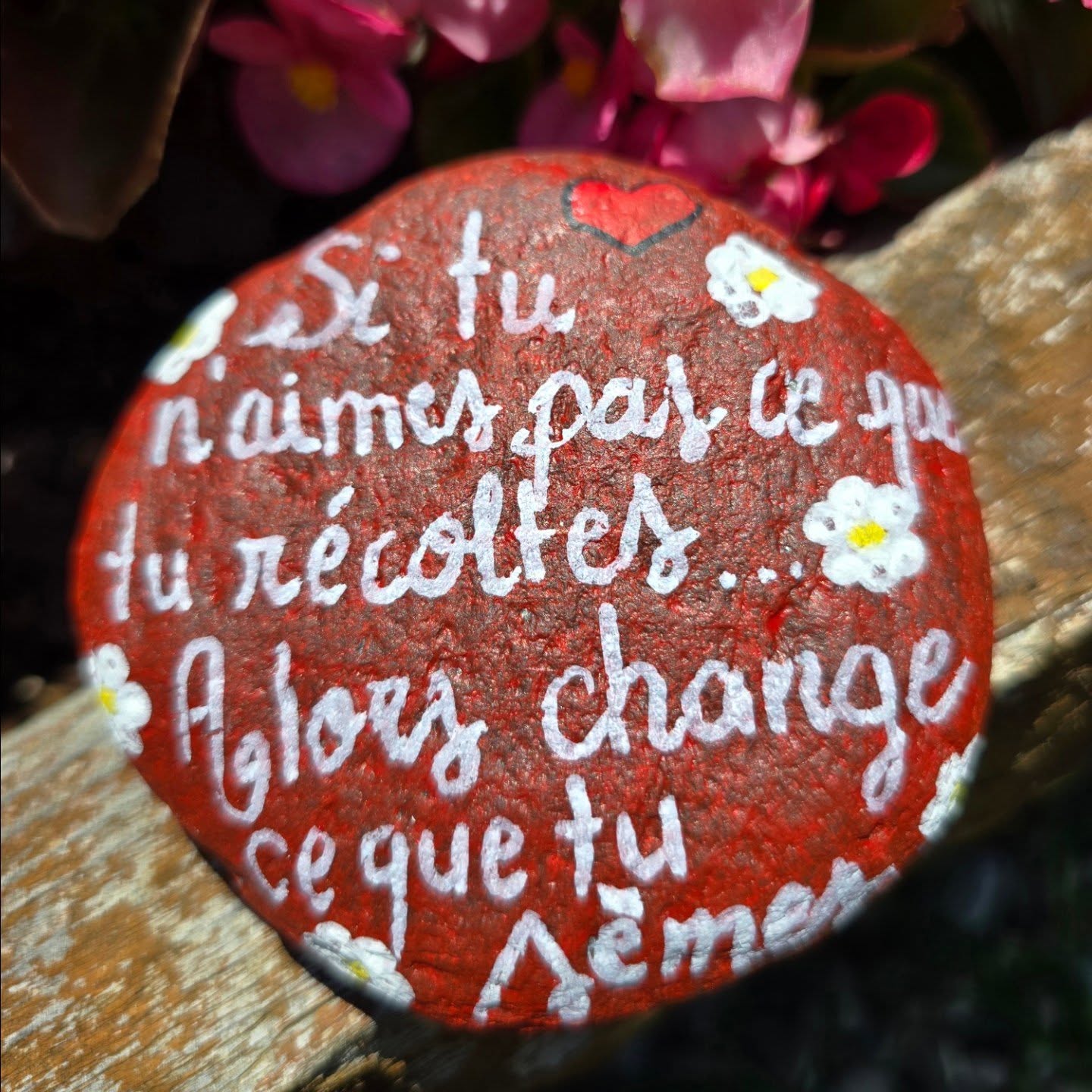 🪨 En voilà deux nouveaux!
✋️ Je personnalise également les galets ou les bois flottés.
🤝 Toutes vos idées peuvent être discutées. N'hésite pas à me contacter.
📲 Mes coordonnées se trouvent sur mon site internet: www.entrelacsetmontagnes.ch.
Allez y faire un tour, plein de belles idées.