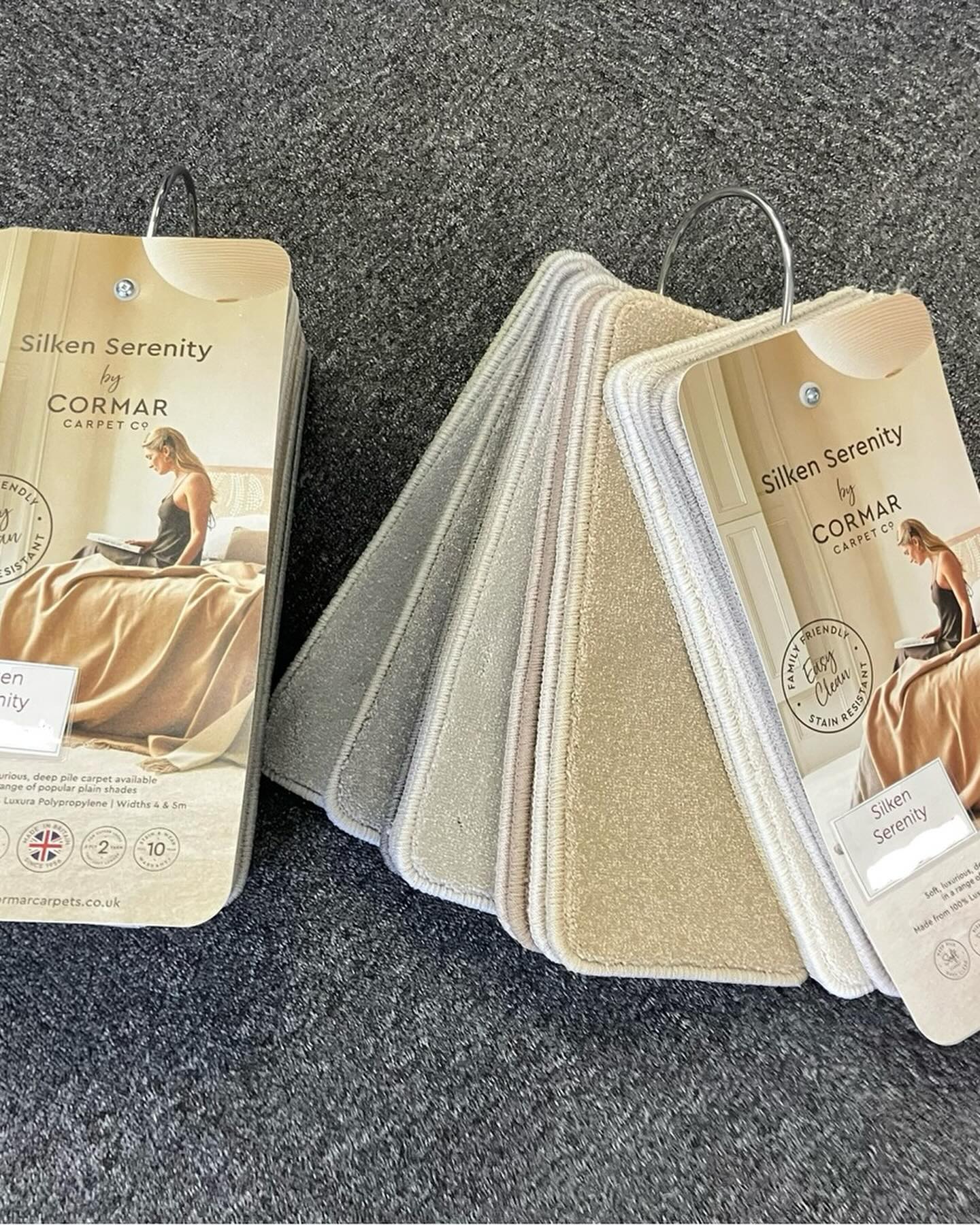 @cormarcarpets brand new range Silken Serenity has landed!!! A beautiful soft, luxurious deep pile carpet that looks and feels very expensive but we are offering at a very competitive introductory rate...
16 popular shades, 10yr Stain & Wear Warranty included with this engineered carpet option..
Get in touch or pop into store to view...we think it is a definite contender for any domestic project you have coming up..
#carpetluxury #deeppile #flooringinspiration
