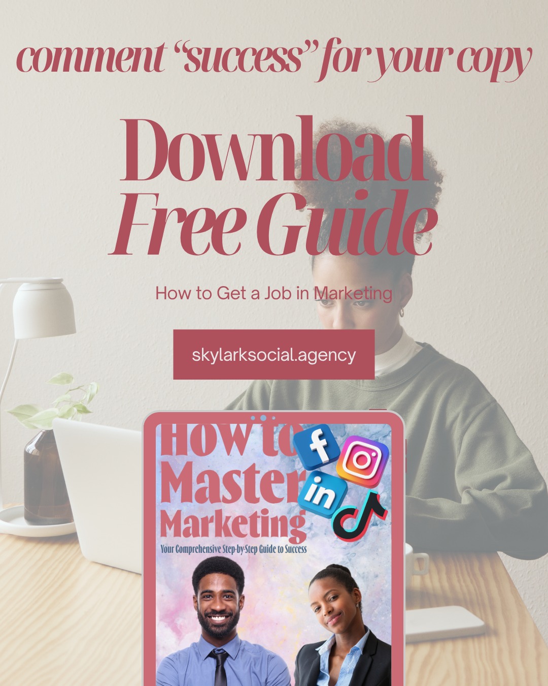 🚨 Limited Time: FREE Download! 🚨
Our Step-by-Step Guide to Getting a Job in Marketing was previously £20, but right now, we’re giving it away 100% free.
✅ Real strategies
✅ Actionable tips
✅ No fluff, just what works
Want your copy?
Comment “success” below and we’ll send it your way 👇
skylarksocial.agency
#MarketingJobs #CareerTips #FreeGuide #JobSearch #DigitalMarketing #MarketingCareers