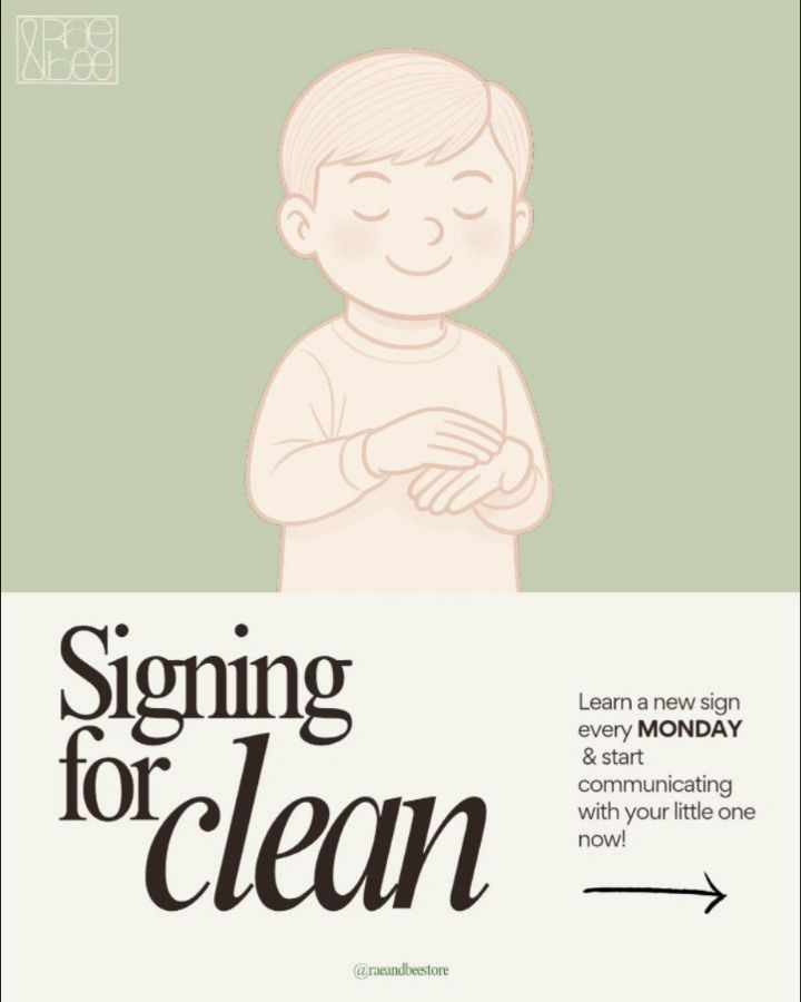 ✨ Rae has been signing “clean” so much more lately — and we’re LOVING it 🌿
She’s started going potty all on her own now (huge moment!) and we are amazed by how she sits patiently and signs for "clean" once she is done.
No need to shout, call, or guess. Just a simple sign — and I know exactly what she needs. 💚
Proud mama moment, but also SO helpful to avoid unwanted mess 😅
Every little sign adds clarity, calm, and confidence.
👋 New to baby sign language? Follow us for free signs every Monday and start your own journey.
🧼 Save this post if you're potty training soon
💬 Tag a parent who needs to see this
👇 Drop a 🧼 in the comments if you're teaching “clean” too!
#BabySignLanguage #MontessoriParenting #GentleParenting #EarlyCommunication #ASLforBabies #ToddlerMilestones #PottyTrainingTips #RaeAndBeeStore