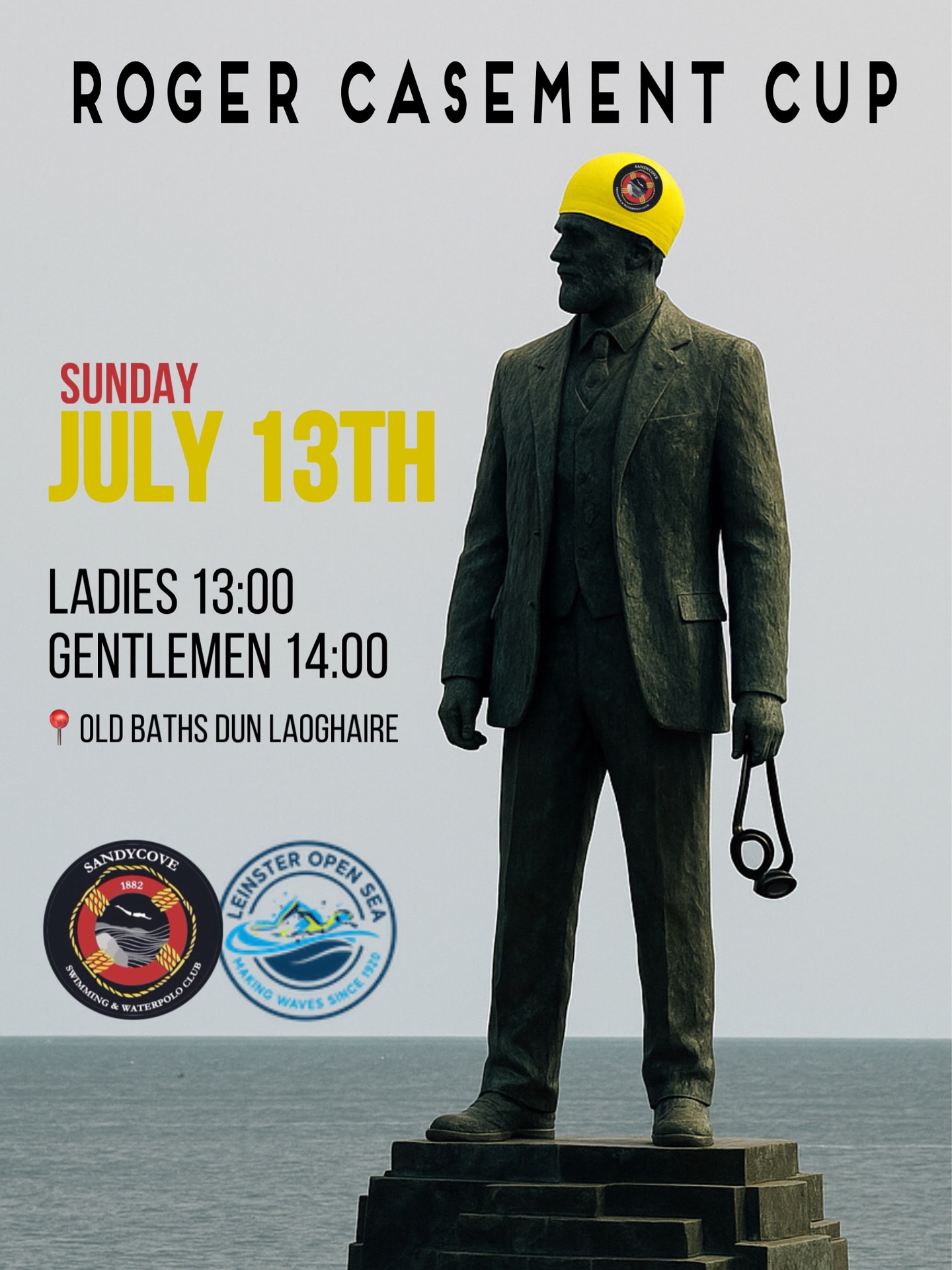 Sandycove S.C. is thrilled to invite swim clubs and members to our second race of the season! 😃🏊♀️🏊♂️
📅 Sunday, 13th July
🕐 1:00 PM – Ladies’ Race
🕑 2:00 PM – Men’s Race
📍 Dún Laoghaire Old Baths
We’re excited to launch a brand new cup, run in partnership with @leinsteropensea ! 🏆
Bring your friends and family along to enjoy this fresh — and already loved — racing spot. Good weather and great vibes guaranteed! 😎☀️
#sandycovesc #leinsteropensea #seaswimmingireland