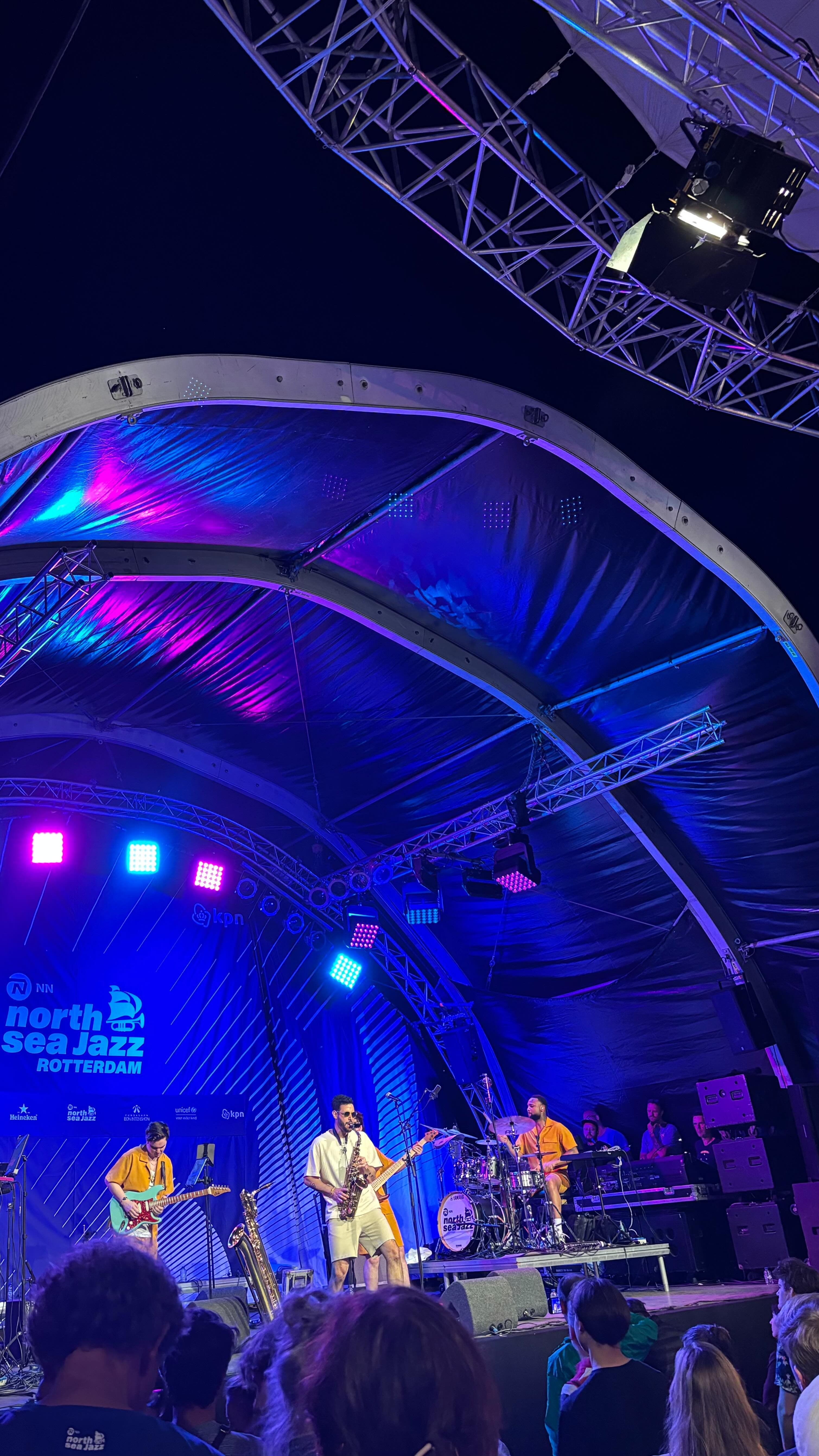 What a blast performing with @samgreenfieldmusic at the legendary @northseajazz 🇳🇱✌🏼