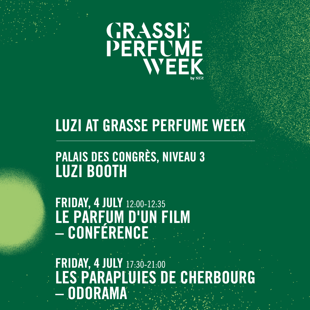 Grasse Perfume Week – Odorama
Huge thanks to Nez, le mouvement culturel olfactif, Thierry Hatier from Rencontres 7e Art Lausanne, and Jeanne Bichet for this unforgettable collaboration and the special experience in Grasse.
@nezlarevue
@perfumeweek
@rencontres7art