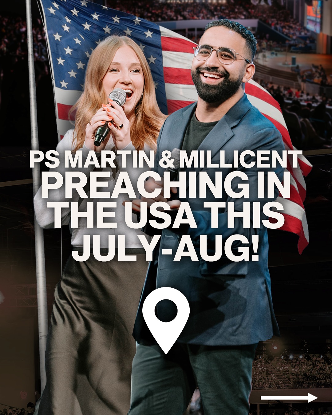🇺🇸 USA belongs to Jesus! 🙌
We are excited, expectant and honoured to be preaching across the USA this month.
We are praying for a revival, awakening and reformation to sweep across the nation.
If you are in the area, come and be apart of what God is doing. 🔥
Pastor @martinsedra & @millicentsedra July-August preaching schedule!
July 15 - Daystar TV, Dallas, Texas.
July 18-19 - They Shall All Prophesy Conference, San Antonio, Texas.
July 20 - King’s Trail Cowboy Church, Whitewright, Texas.
July 26 - Conquer Ladies Conference, Monte Vista, Colorado.
July 27 - The Feed Store Church, Monte Vista, Colorado.
July 29-31 - The Cure Conference, Kansas City, Kansas.
Aug 1-2 - Reload Marriage Conference, Wood River, Illinois.
Aug 3 - First Assembly Wood River Church, Wood River, Illinois.
Aug 8-9 - Marriage Advance 25, La Quinta, California.
Aug 10 - The Way World Outreach Church, San Bernardino, California.
To book pastor Martin and Millicent to speak, click the link in their bio. 🙌