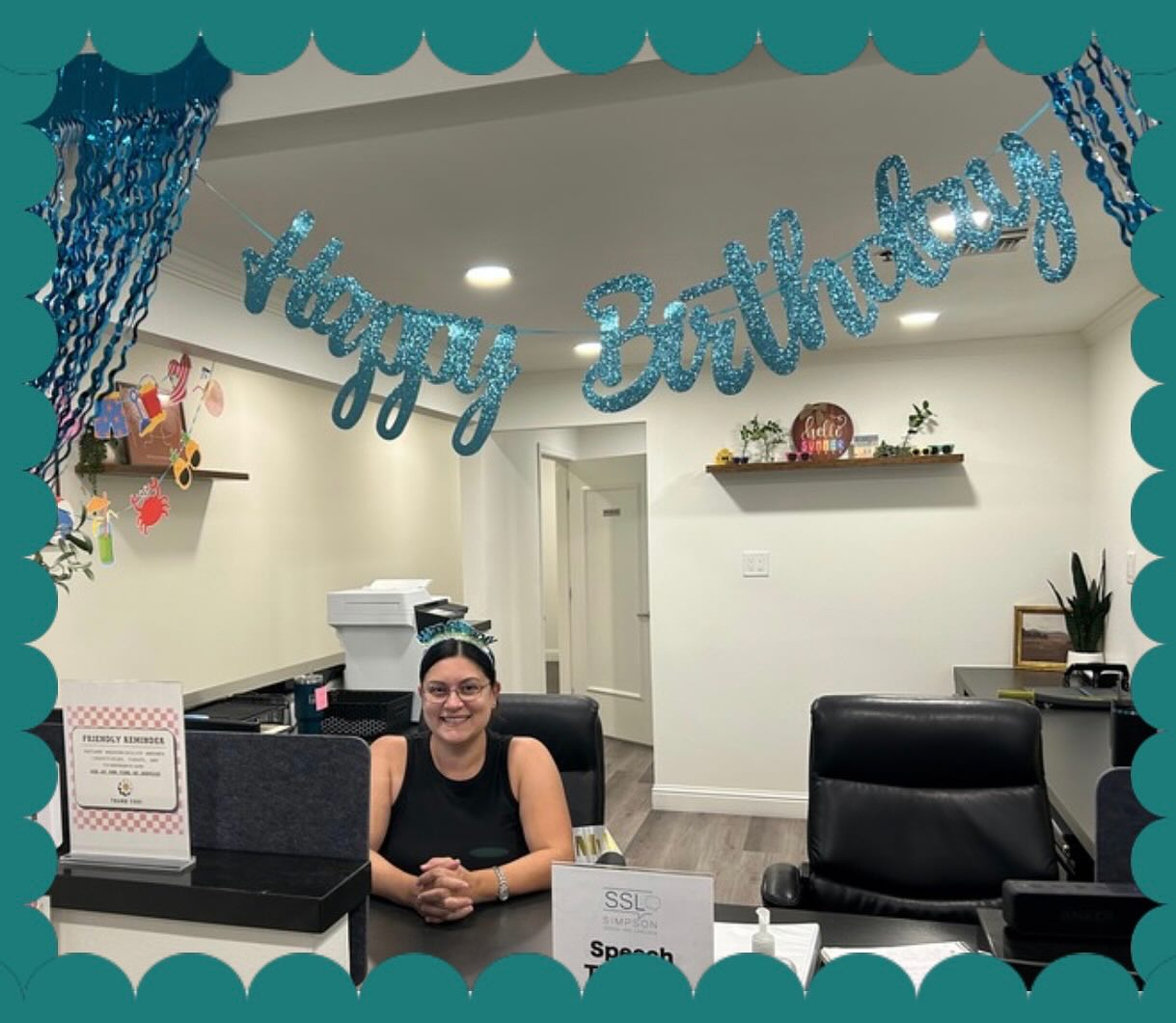 Happy Birthday, Monica! 🎉
We’re wishing you a day filled with peace, joy, and everything that makes you feel appreciated. From the moment you joined our team, your calm presence, steady support, and thoughtfulness have made such a positive impact. You bring a sense of warmth and positivity that doesn’t go unnoticed.
We’re so lucky to have you on the team. May this year bring you as much kindness and encouragement as you offer to others every day.
Enjoy your special day—you deserve it.