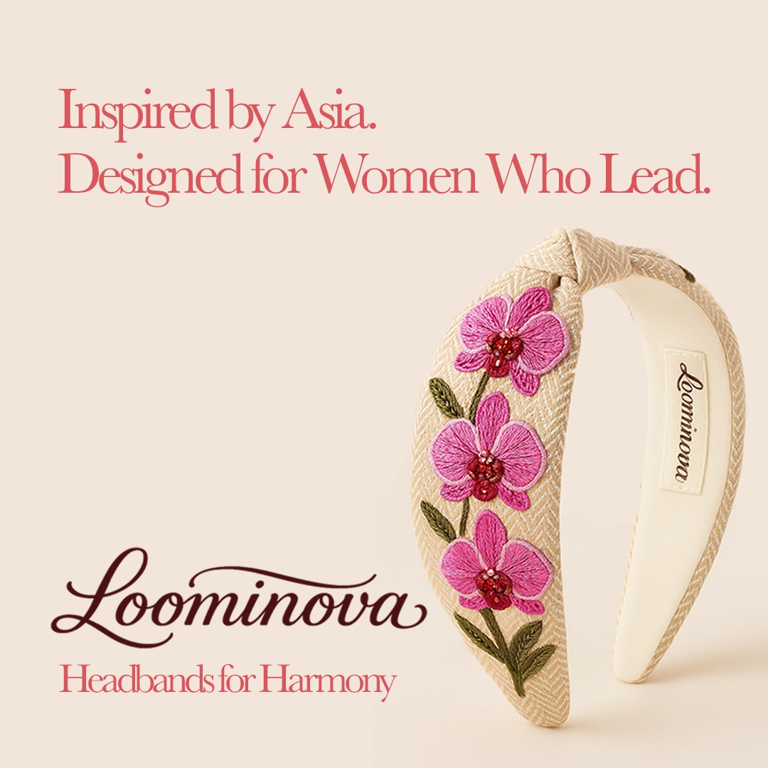 Loominova blends Asian-inspired elegance with modern ease — headbands that honor both your heritage and your hustle.
Whether you’re presenting in the boardroom or rushing through your morning coffee, you deserve style that tells a story.
🌍 Wear what moves you. Wear Loominova.
🛍️ Shop Now
#Loominova #HeadbandsForHarmony #WearTheWorld #GlobalElegance #CulturalStyle #AsianInspired #BandOfPeace #OneFamily