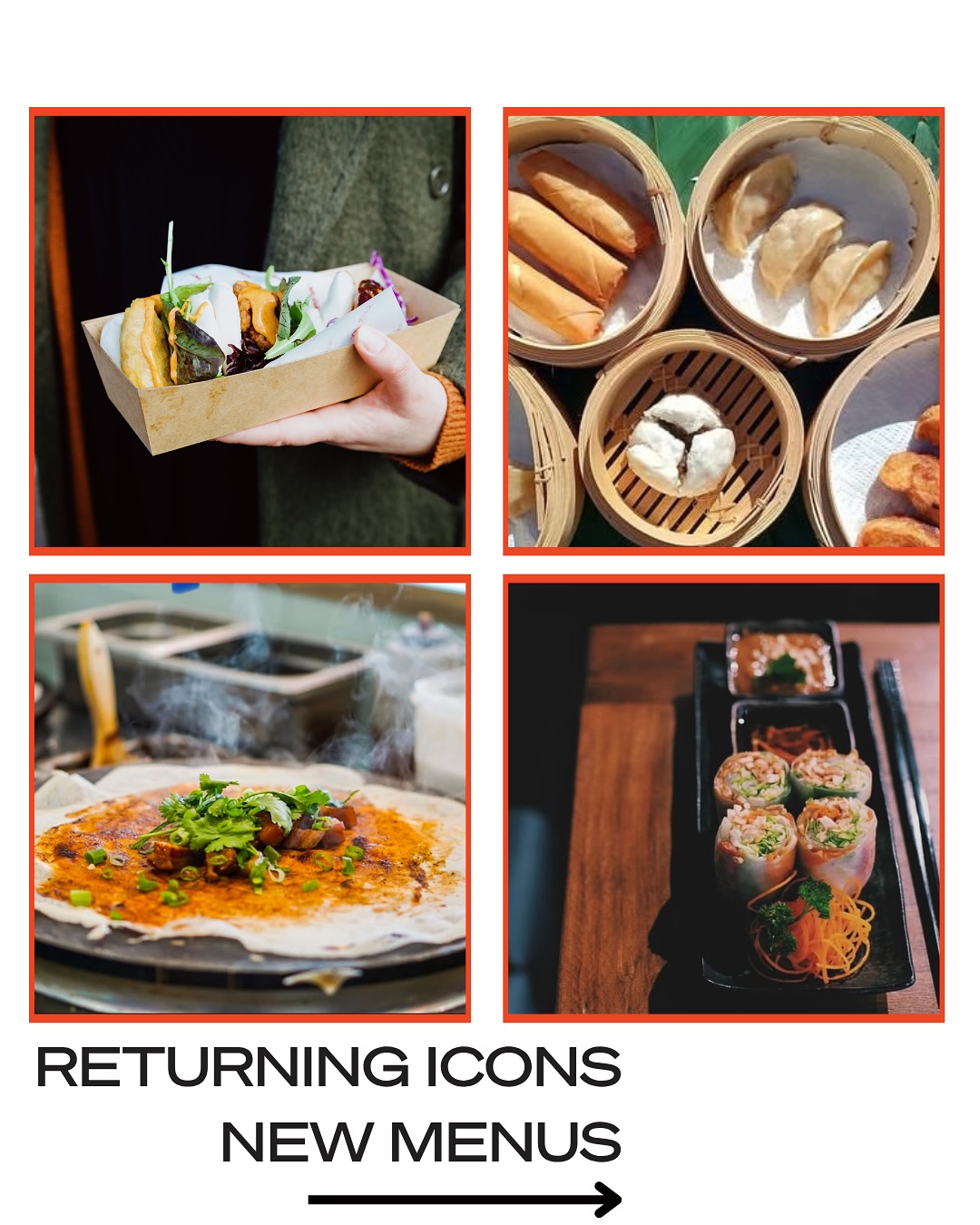 They’re not just back, they’ve levelled up. These Forage favourites are back on Saturday 19 July with bold new menus, made exclusively for you ➡️