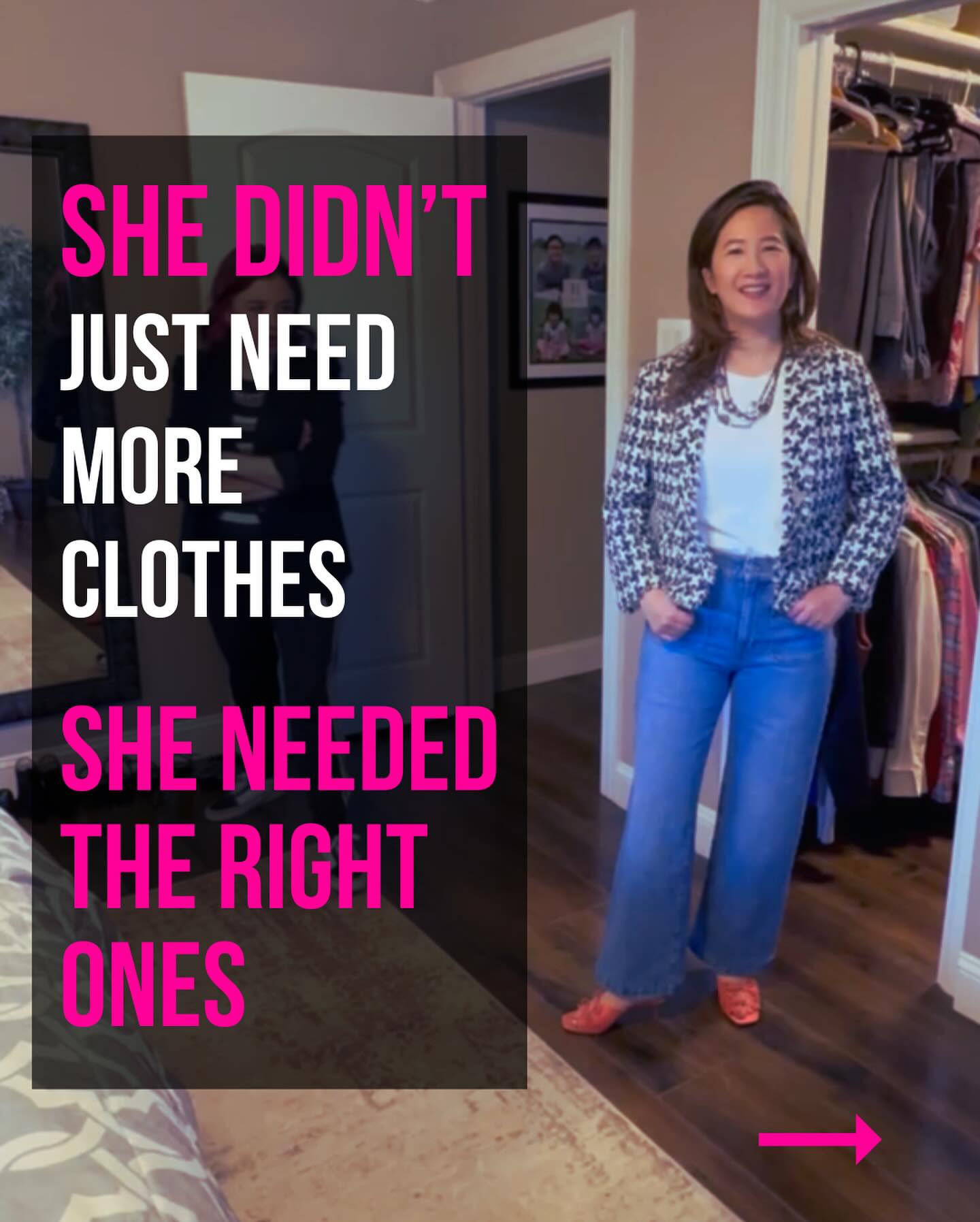 ➡️She didn’t need a whole new wardrobe.
She needed a strategy.
She had tried diligently to curate her closet… but still felt off. Like something was missing.
Once she defined her personal style, nailed her body type, and built a wardrobe strategy using the Rhodes Method — everything changed.
Now? Getting dressed is simple. Effortless.
And she actually loves her clothes.
✨ Want to learn how to build a wardrobe that works for your life, body, and style?
⚡️The Rhodes Edit is coming this August.
Join the interest list now so you don’t miss the launch.
🔗Link in bio
#wardrobestylist #capsulewardrobe #houstonpersonalstylist