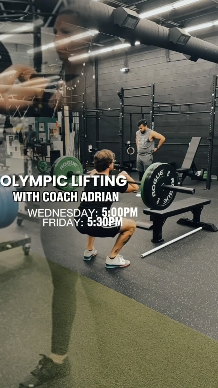 REMINDER🔥🔥
Coach @adrienaries runs Olympic lifting classes 2x per week for those who are looking to fulfill there bodies true movement potential. This class is scalable for all levels so even if you are new to group fitness, you can do this too!
•
All membership options are available in the link on our bio.
•
For any questions or concerns please reach out to us via DM.
RAISE THE BAR.