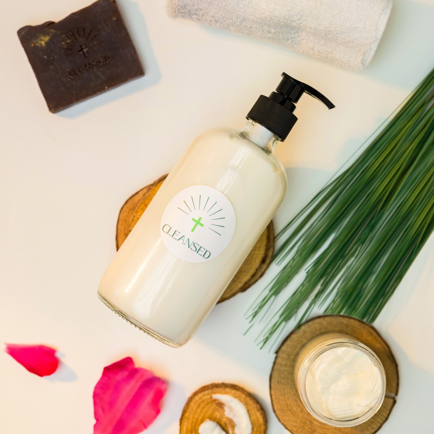 Deep penetrating moisture is just what we need to radiate this glow in the summer and to stay soft during the winter. The handcrafted lotions from Cleansed also have firming agents to give you just the recoil your skin desires.
My challenge to you: don't allow the moisture to penetrate you faster than the Word of God.
For the word of God is alive and active. Sharper than any double-edged sword, it penetrates even to dividing soul and spirit, joints and marrow; it judges the thoughts and attitudes of the heart.
Hebrews 4:12 NIV