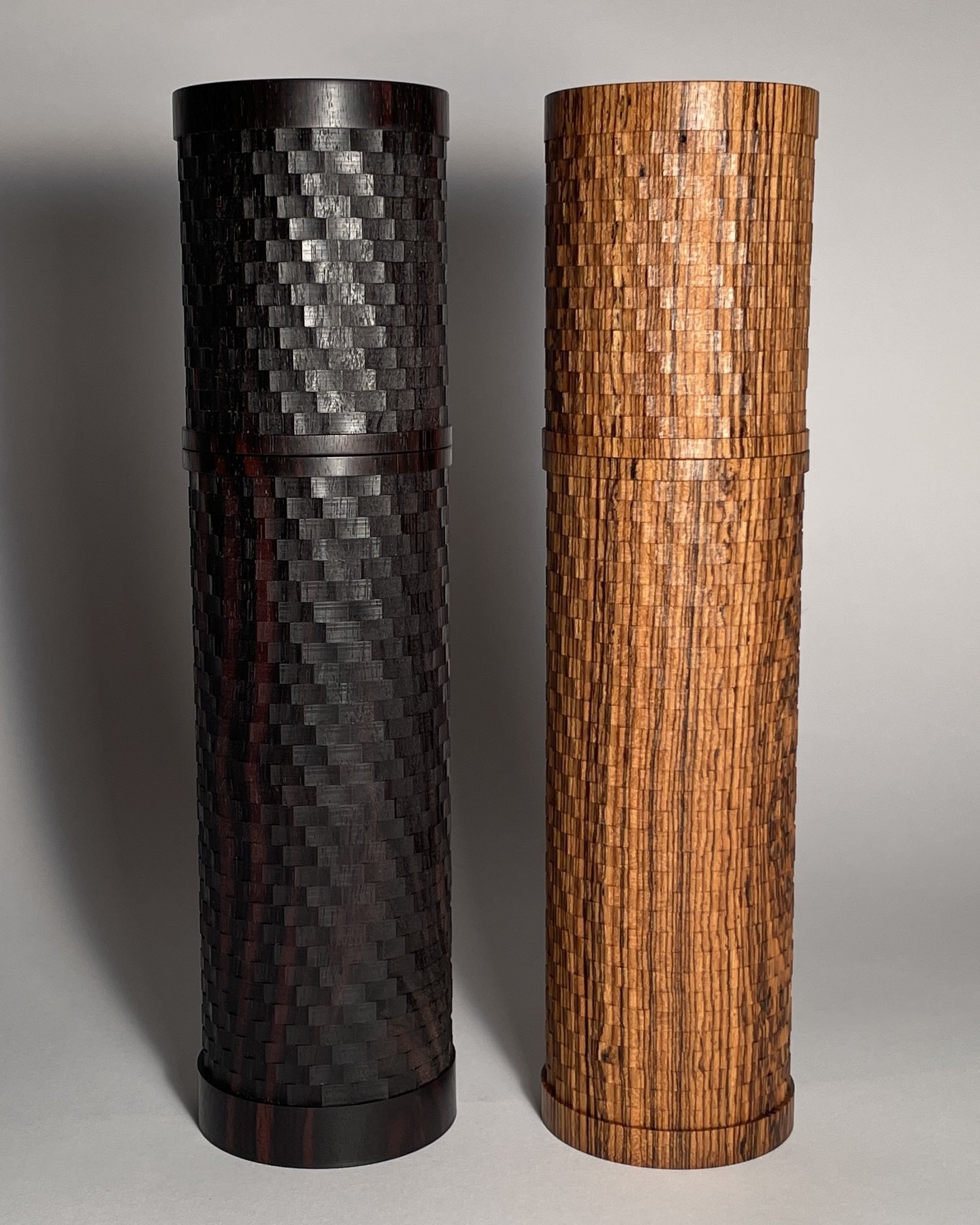 Macassar Ebony and Bocote Mills embellished on the Rose Engine Lathe. These mills will be at Art Off The Fence on July 19th and 20th at the Church of the Good Shepherd next to Poets Cove South Pender. Come out for the music, food and outdoor art show, we hope to see you there.
@poets_cove