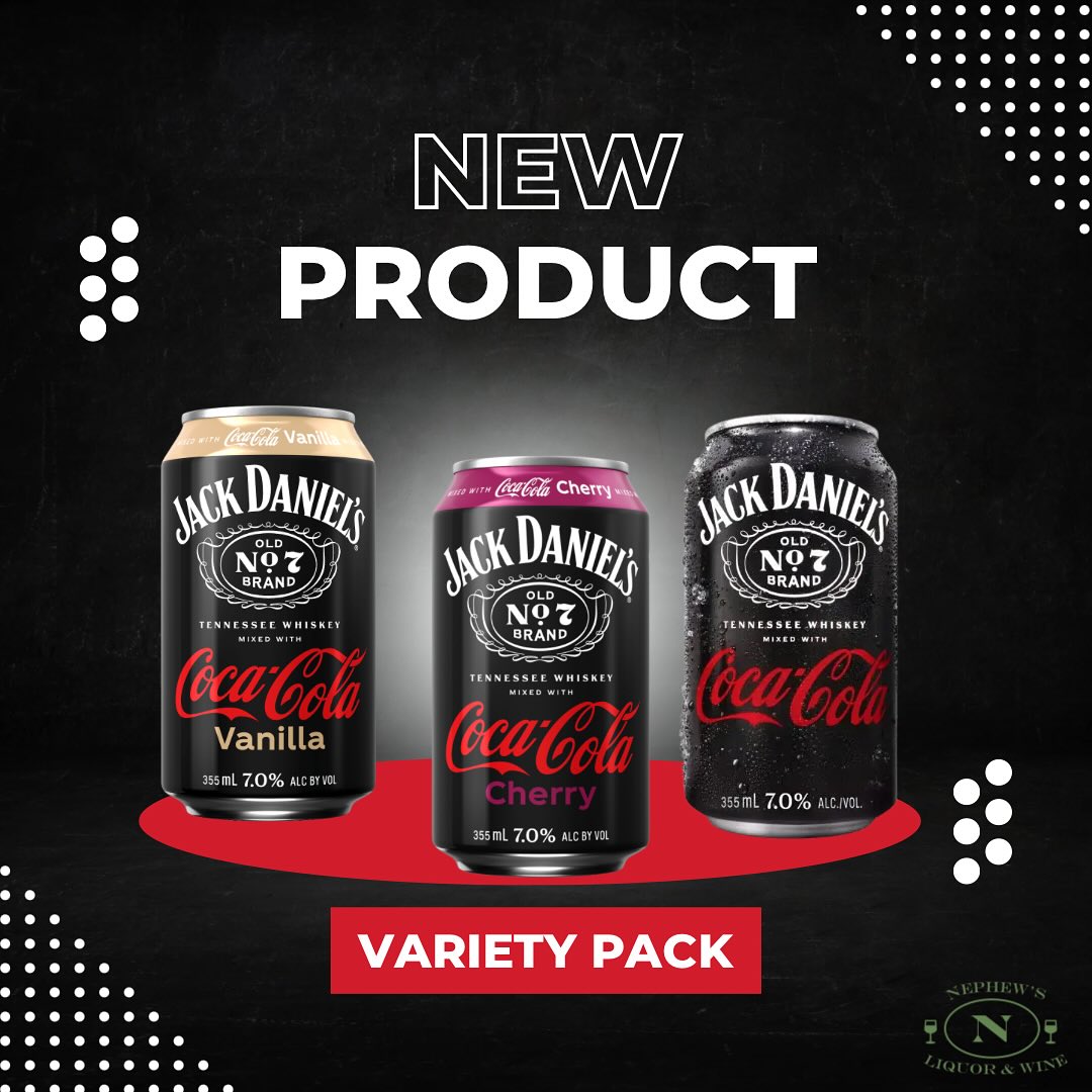 🥤 Check out this new variety pack!
🥃 Pretty sure this looks like a new weekend favorite.
Happy Friday!
#jackandcoke#jackdaniels#cocacola#adirondacks#lakechamplain#vermont#upstateny#canada#quebec#montreal#canada#intario#rousespointny #mooersny @jackdaniels_us @cocacola